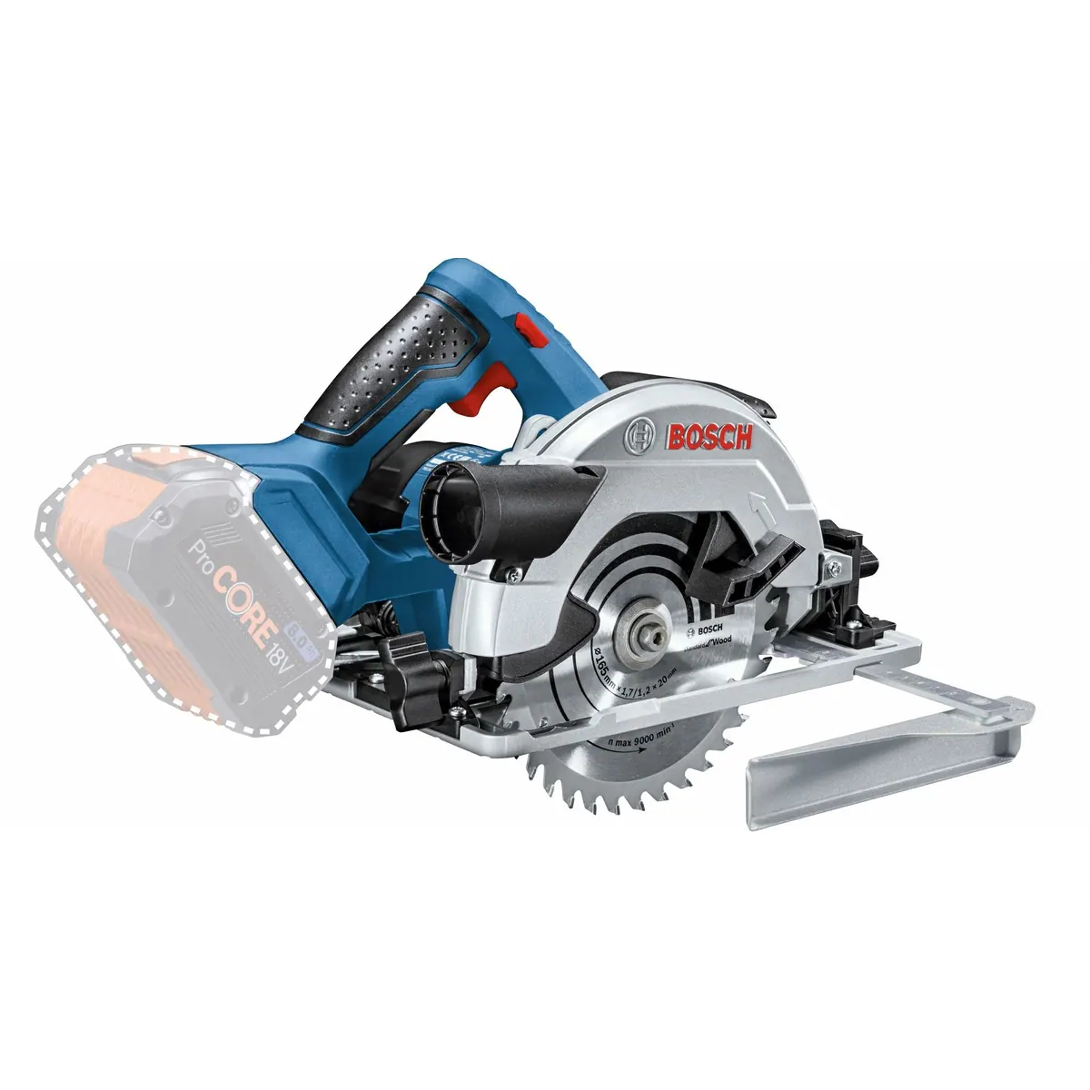 Bosch Professional GKS 18V-57 G, präzise Akku-Handkreissäge, starke Leistung und Sicherheit 3