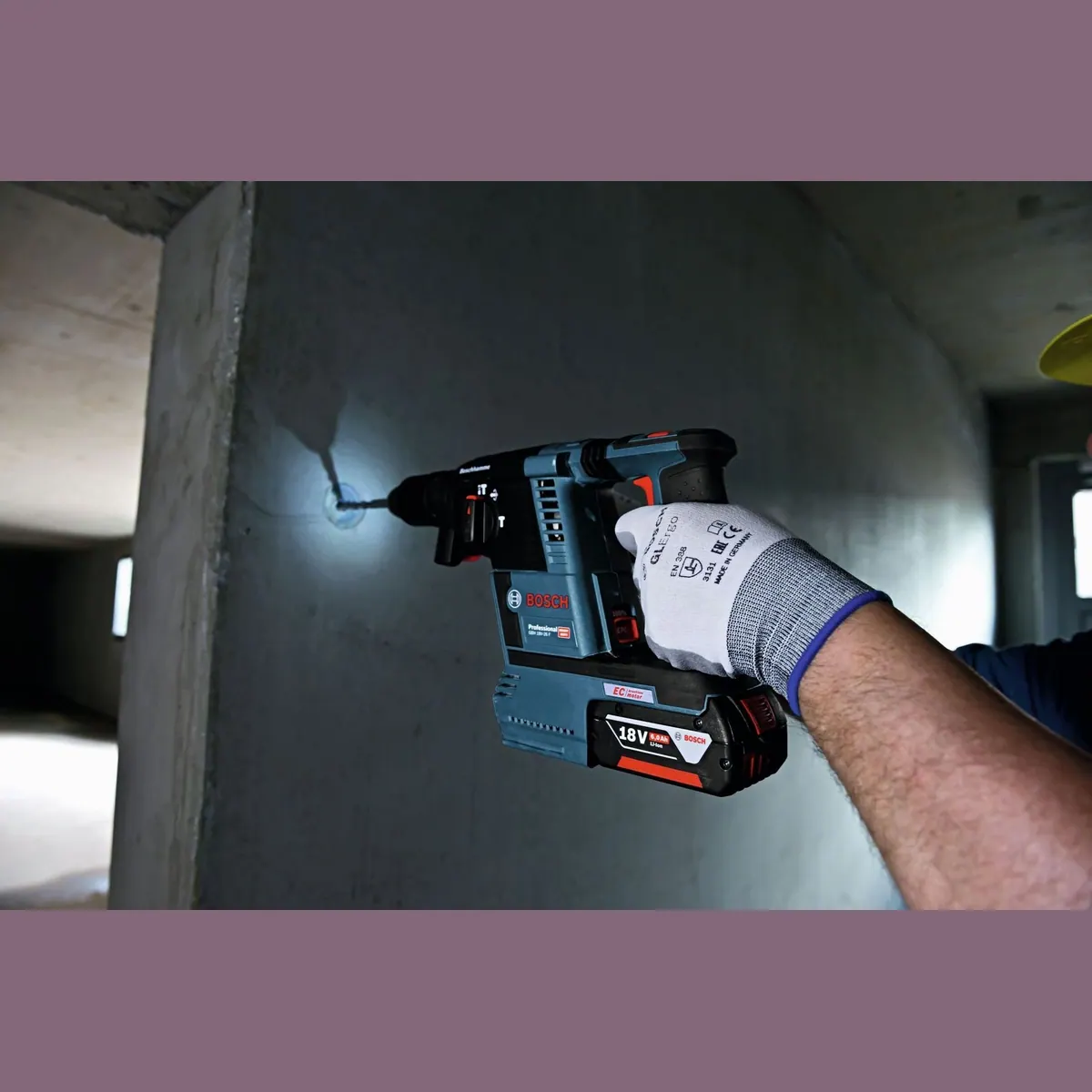 Bosch Professional GBH 18V-26 Akku-Kombibohrhammer, kraftvolle Leistung, SDS plus-kompatibel 3