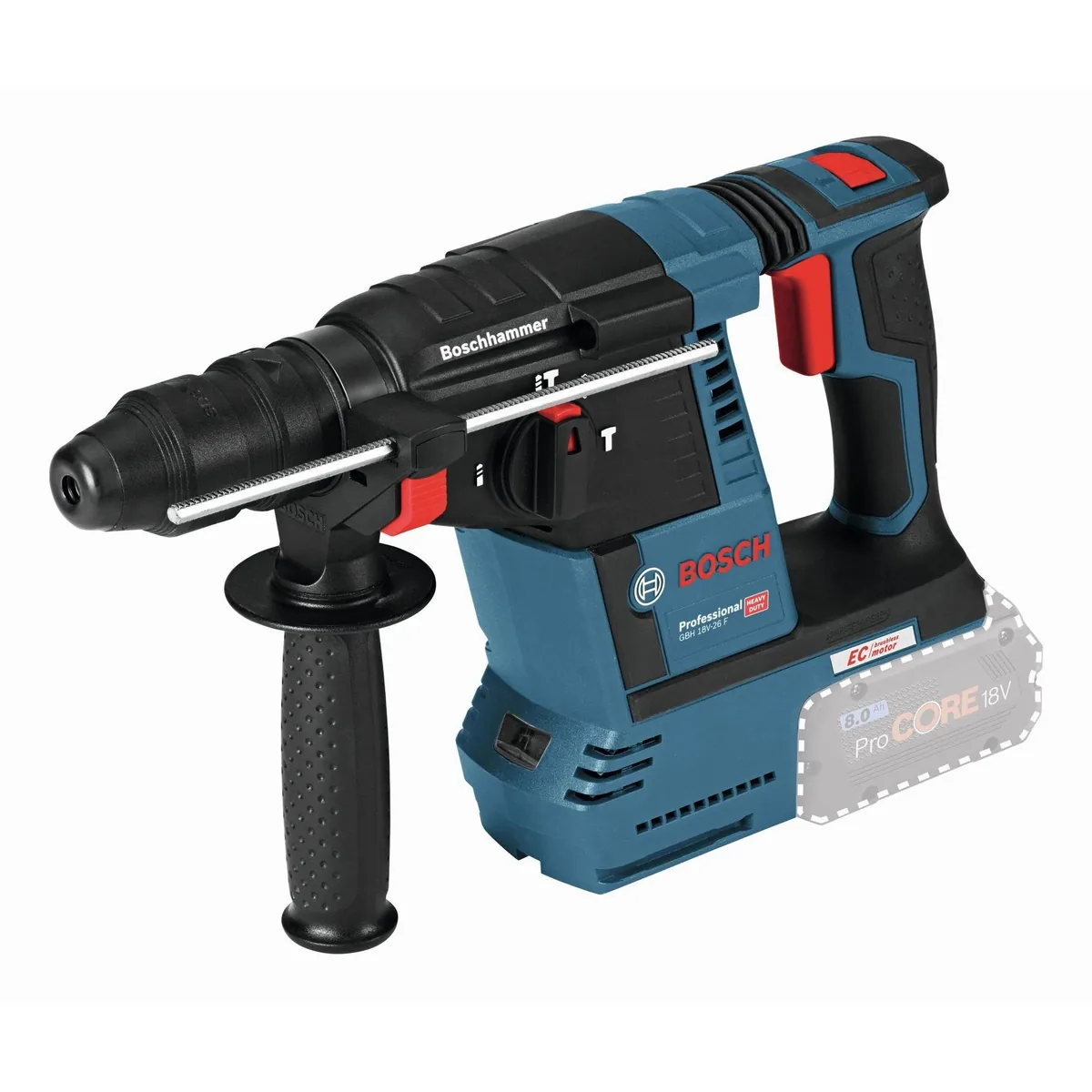 Bosch Professional GBH 18V-26F Akku-Bohrhammer, SDS plus, 890 U/min — vielseitig, leistungsstark, kabellos