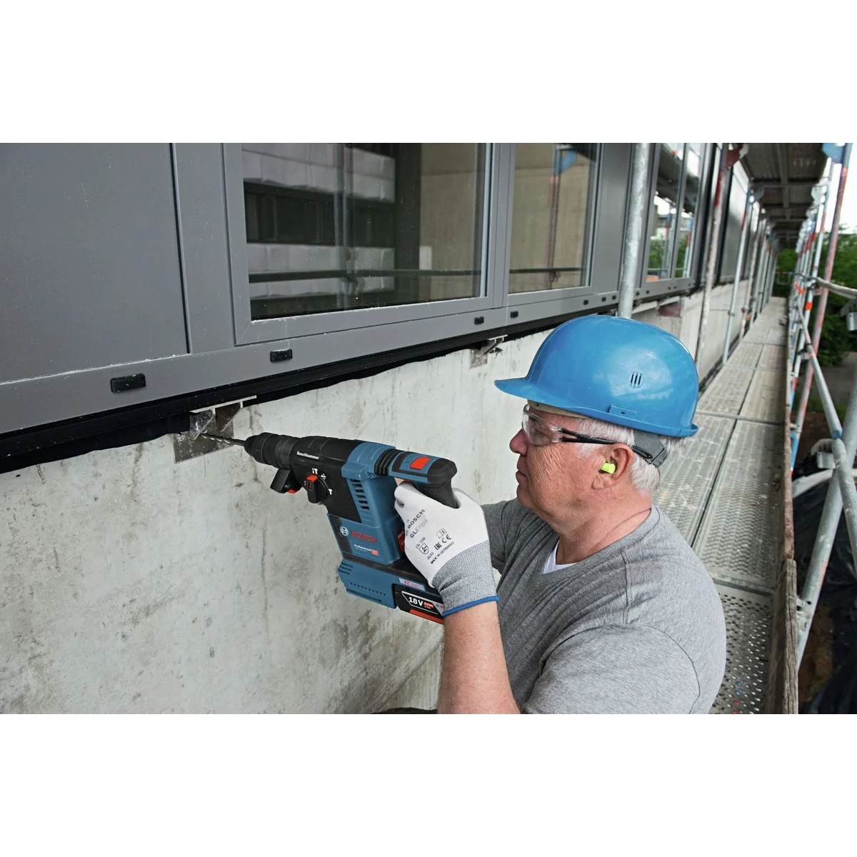 Bosch Professional GBH 18V-26F Akku-Bohrhammer, SDS plus, 890 U/min — vielseitig, leistungsstark, kabellos 4