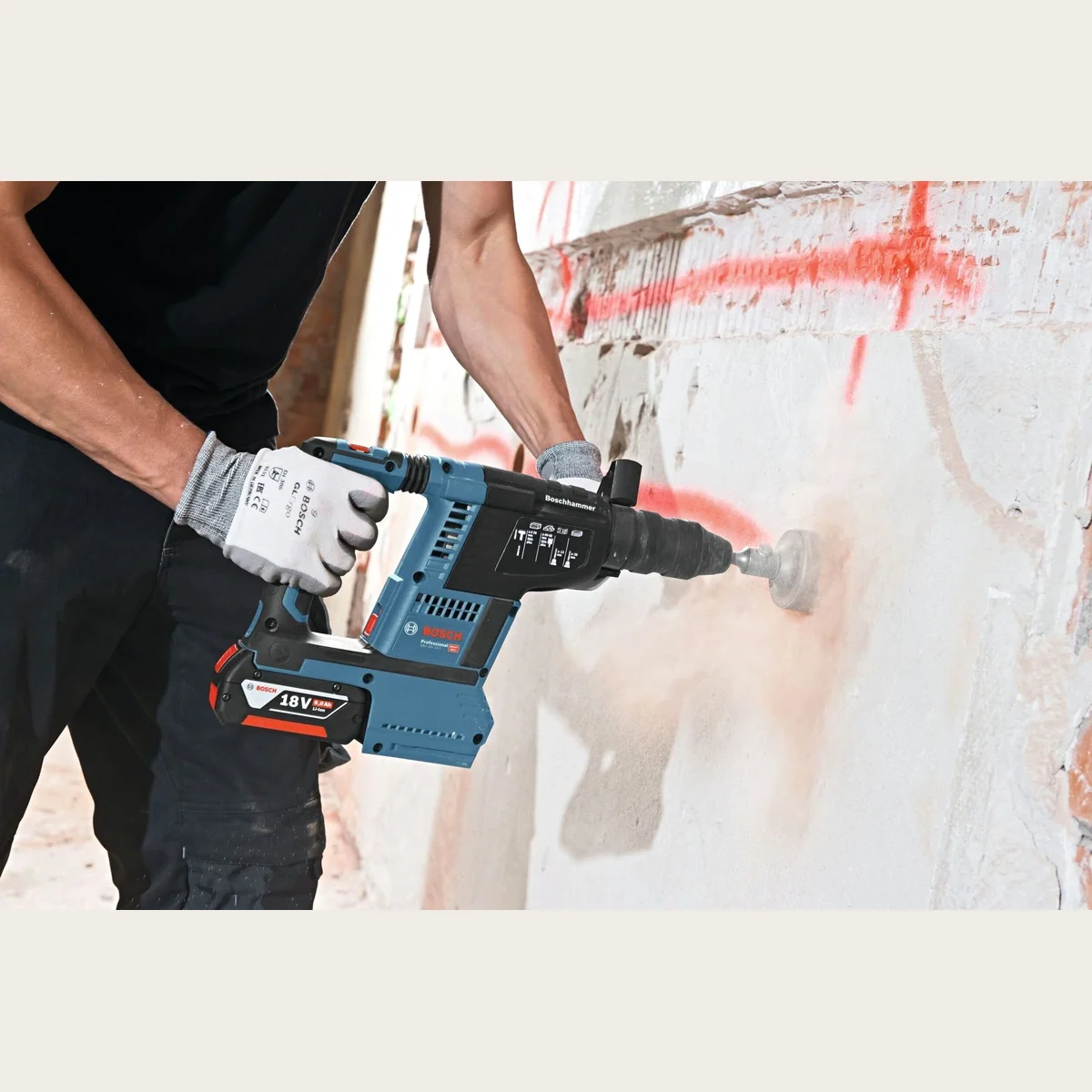 Bosch Professional GBH 18V-26F Akku-Bohrhammer, SDS plus, 890 U/min — vielseitig, leistungsstark, kabellos 5