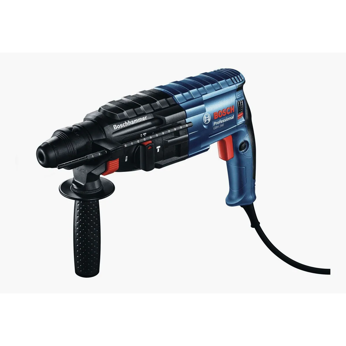BOSCH GBH 240 Bohrhammer, 790 W, max. 930 U/min, inkl. Handwerkerkoffer