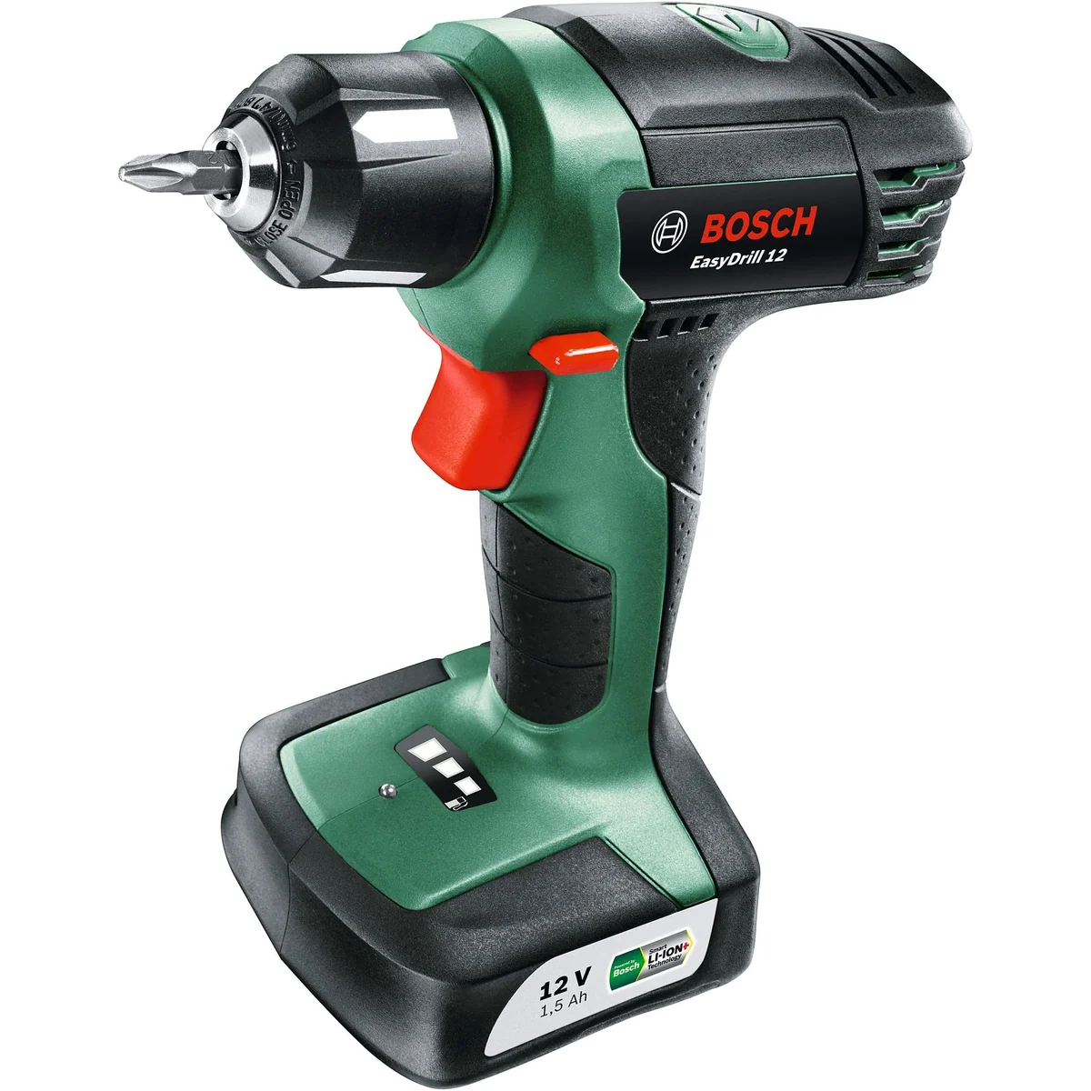 Bosch Home & Garden EasyDrill 12, kompakter Akkuschrauber, max. 700 U/min, inkl. Ladegerät & Bit 3