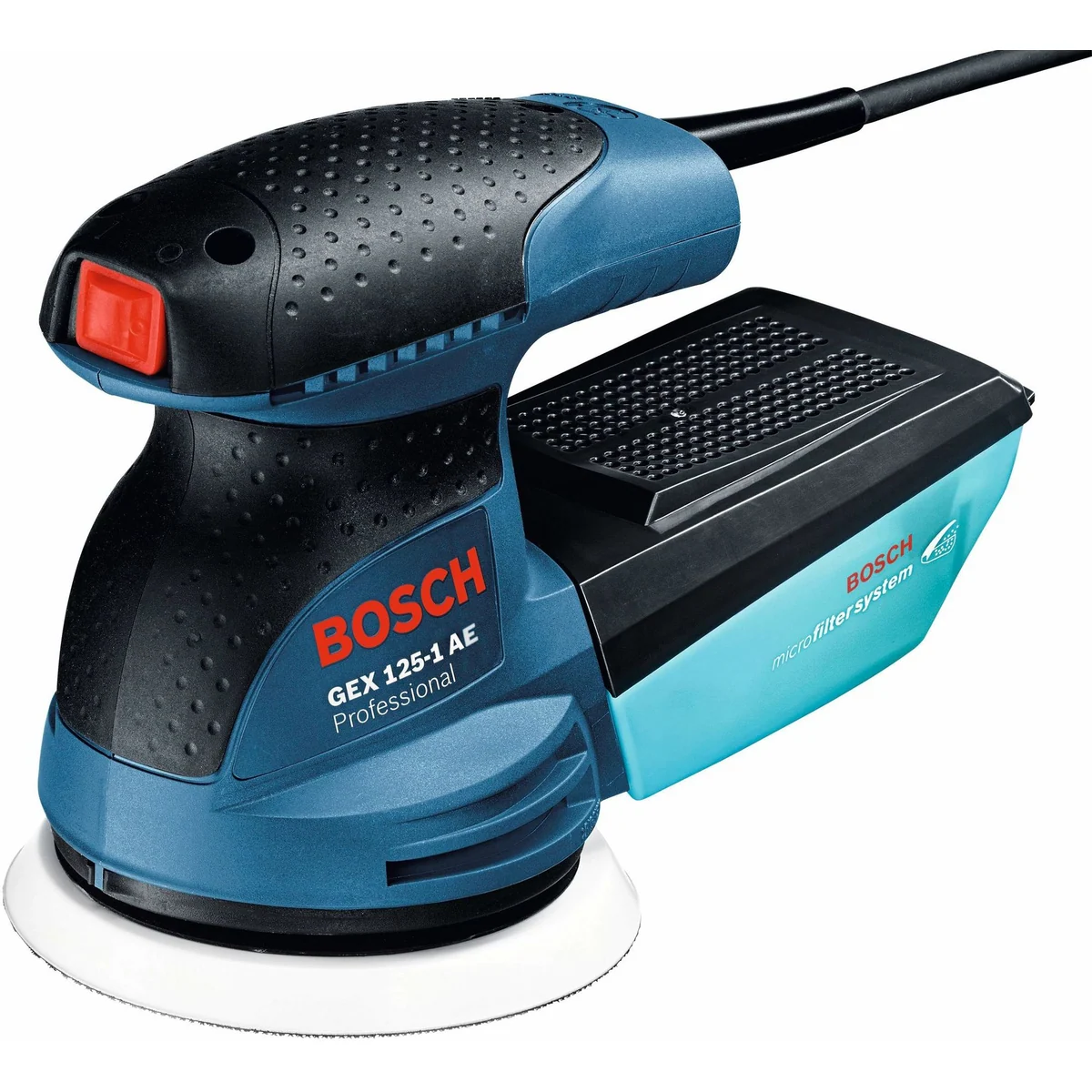 Bosch Professional Exzenterschleifer GEX 125-1 AE, präzise Schleifleistung, kompakte Bauweise, hohe Umdrehungszahl