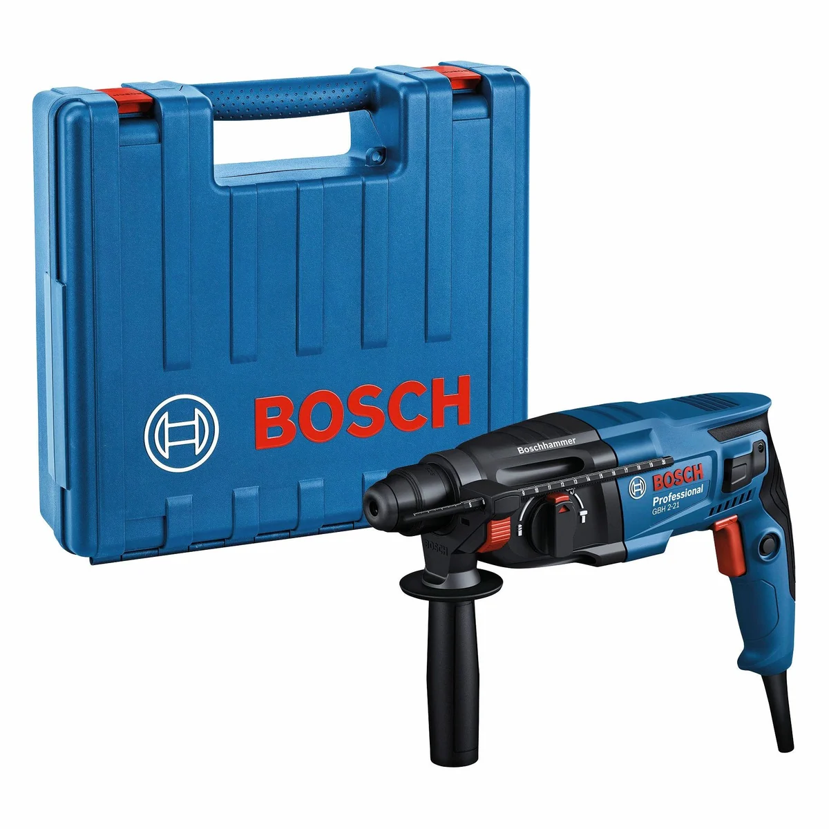 Bosch Professional GBH 2-21, kompakter Bohrhammer mit SDS plus-Technologie — kraftvoll, vielseitig, einsteigerfreundlich