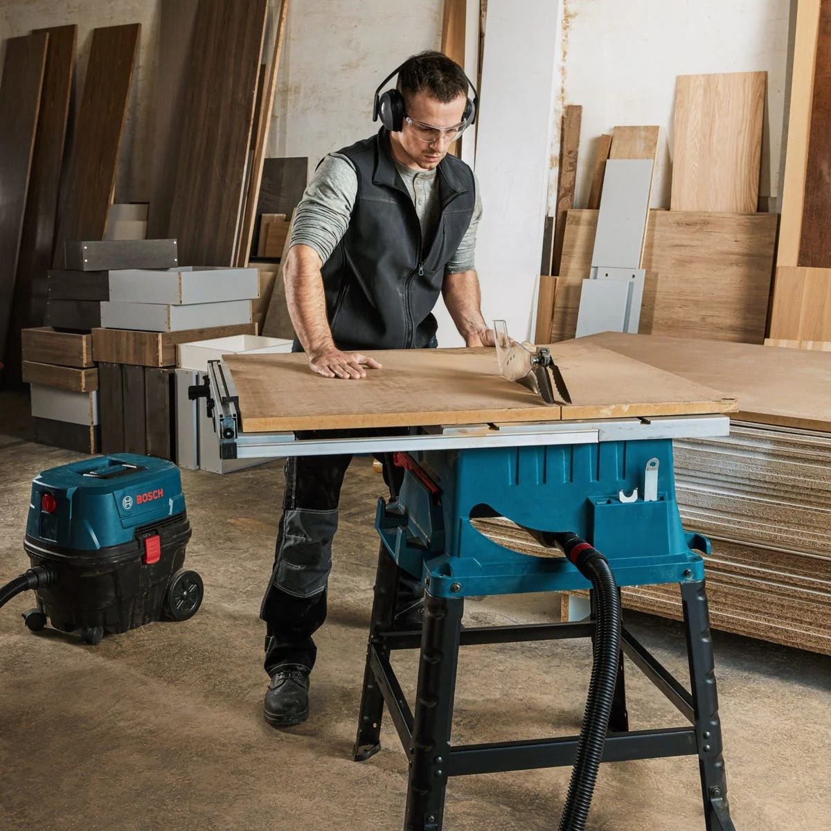 Bosch Professional GTS 254 Tischkreissäge, 1800 Watt, 254 mm Sägeblattdurchmesser 5