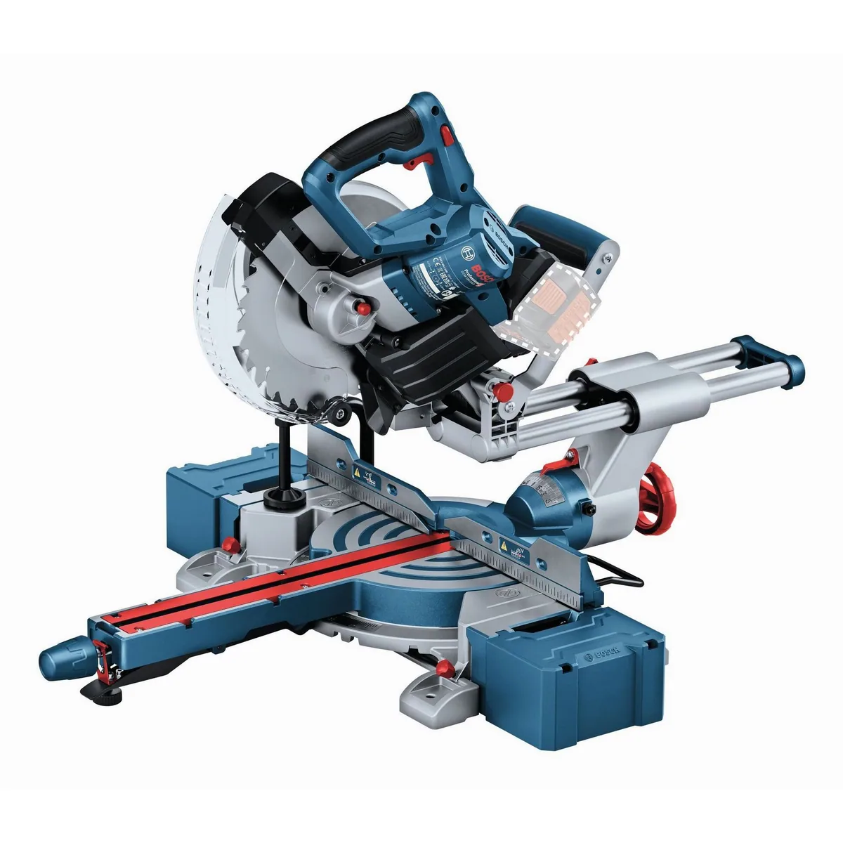 BOSCH Akku-Kapp-Gehrungssäge GCM 18V-216 D, hohe Schnittkapazität, AMPShare-kompatibel
