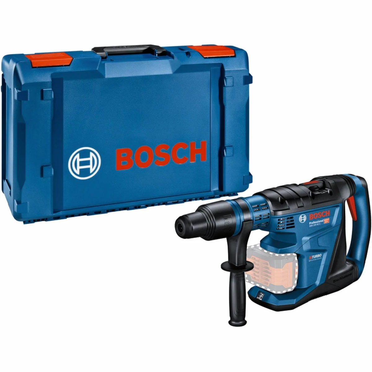 Bosch Professional BITURBO GBH 18V-40 C, kabelloser Akku-Bohrhammer mit 9 Joule Leistung