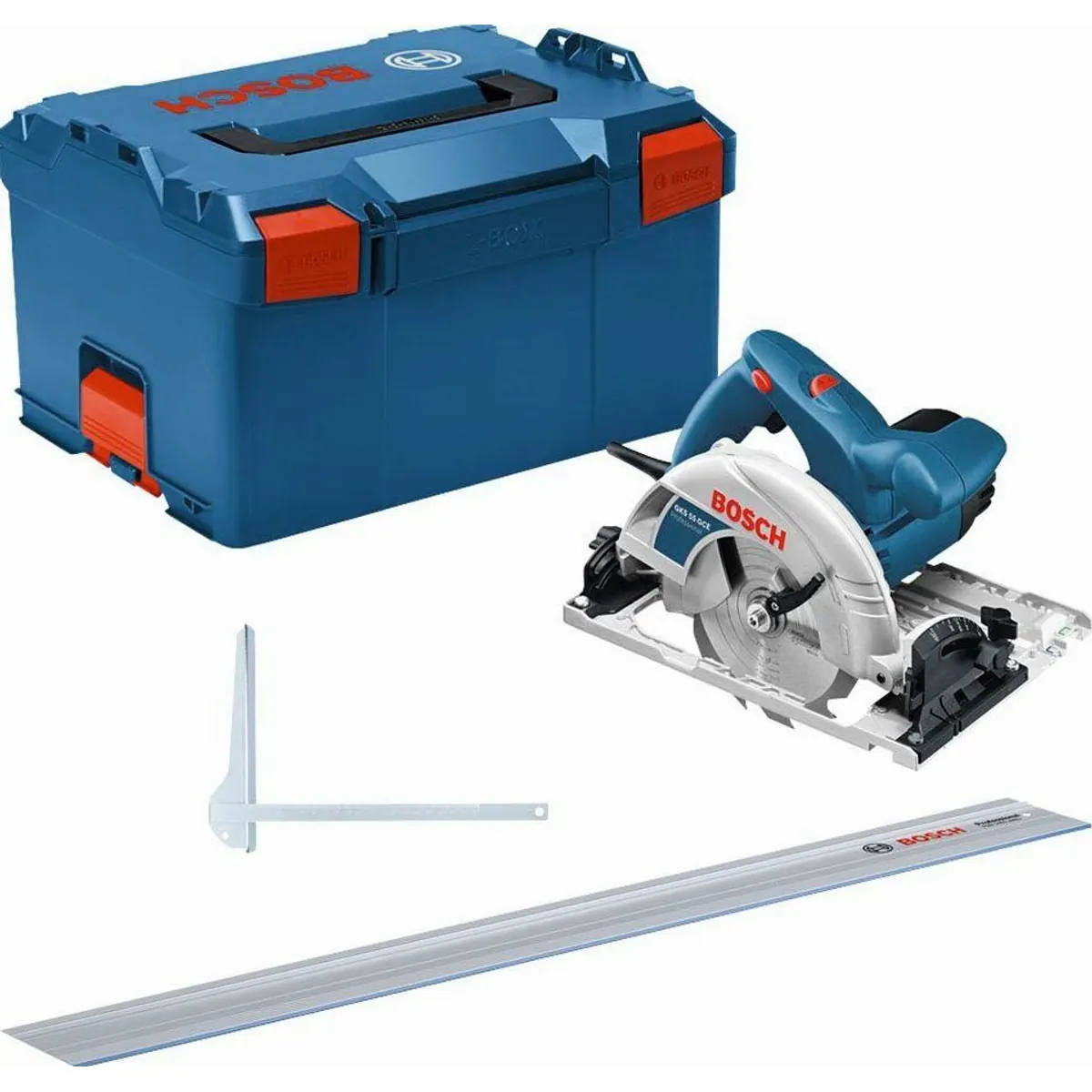 Bosch Professional GKS 55+ GCE, hohe Schnittkapazität, elektronische Drehzahlregelung, kompatibel mit Führungsschienen
