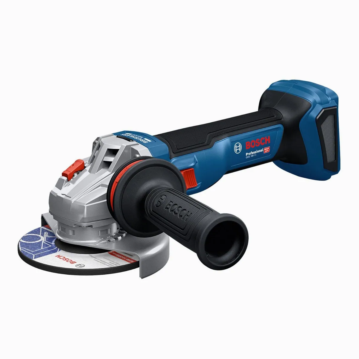 Bosch Professional GWS 18V-11 Akku-Winkelschleifer, 125 mm, 2x 5,0 Ah Akku, Ladegerät 2