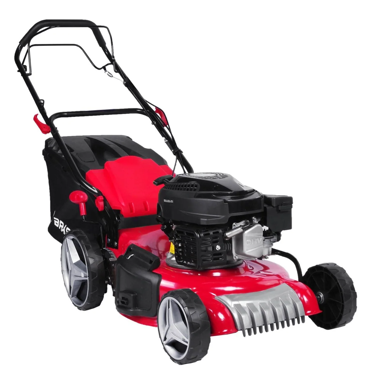 BRAST Benzinrasenmäher Red Line, 4-Takt Motor, 46 cm Schnittbreite, TÜV geprüft