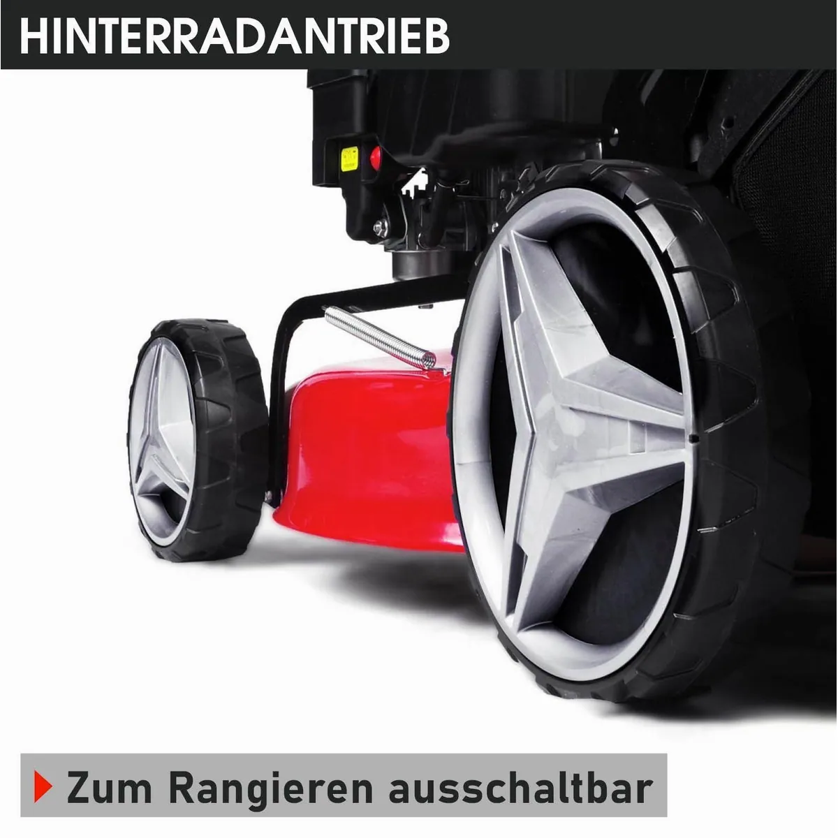 BRAST Benzinrasenmäher Red Line, 4-Takt Motor, 46 cm Schnittbreite, TÜV geprüft 3