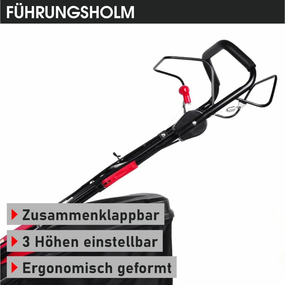BRAST Benzinrasenmäher 7PS RED LINE, robustes Stahlgehäuse, 51 cm Schnittbreite, TÜV geprüft 5