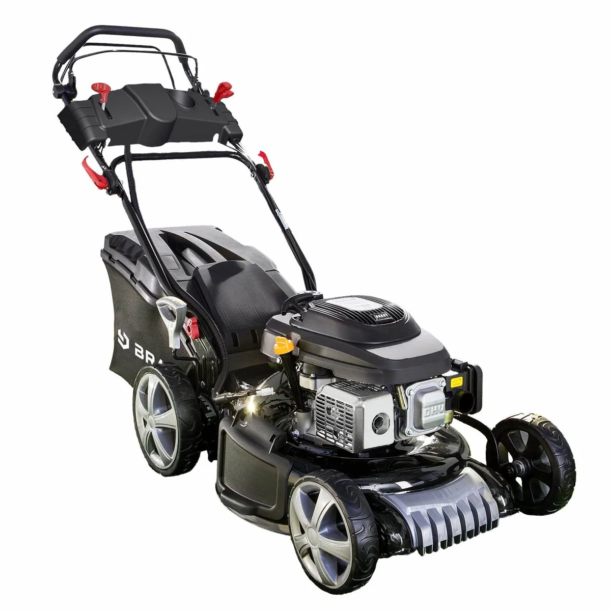 BRAST Benzinrasenmäher 18170 E-START SPEED, 3,5kW Motor, Elektrostarter, 46cm Schnittbreite
