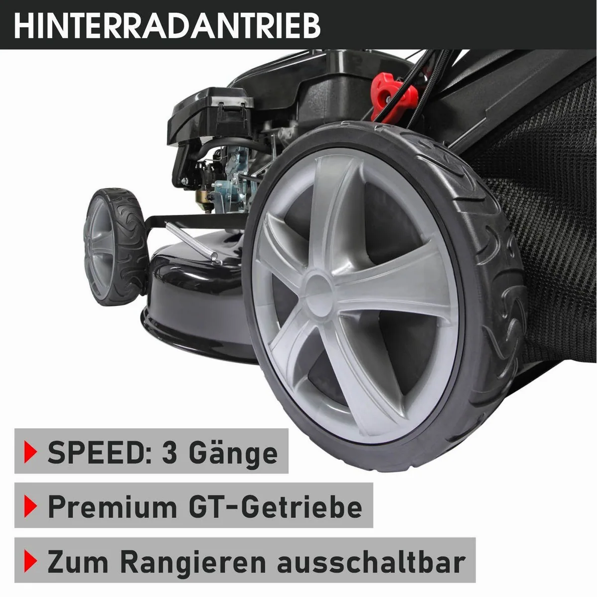 BRAST Benzinrasenmäher 18170 E-START SPEED, 3,5kW Motor, Elektrostarter, 46cm Schnittbreite 5