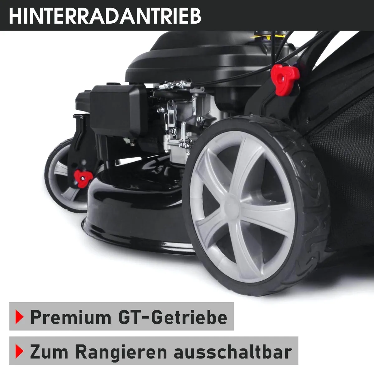 BRAST Benzinrasenmäher Trike, 5,2 kW, Elektrostart, 53 cm Schnittbreite 4