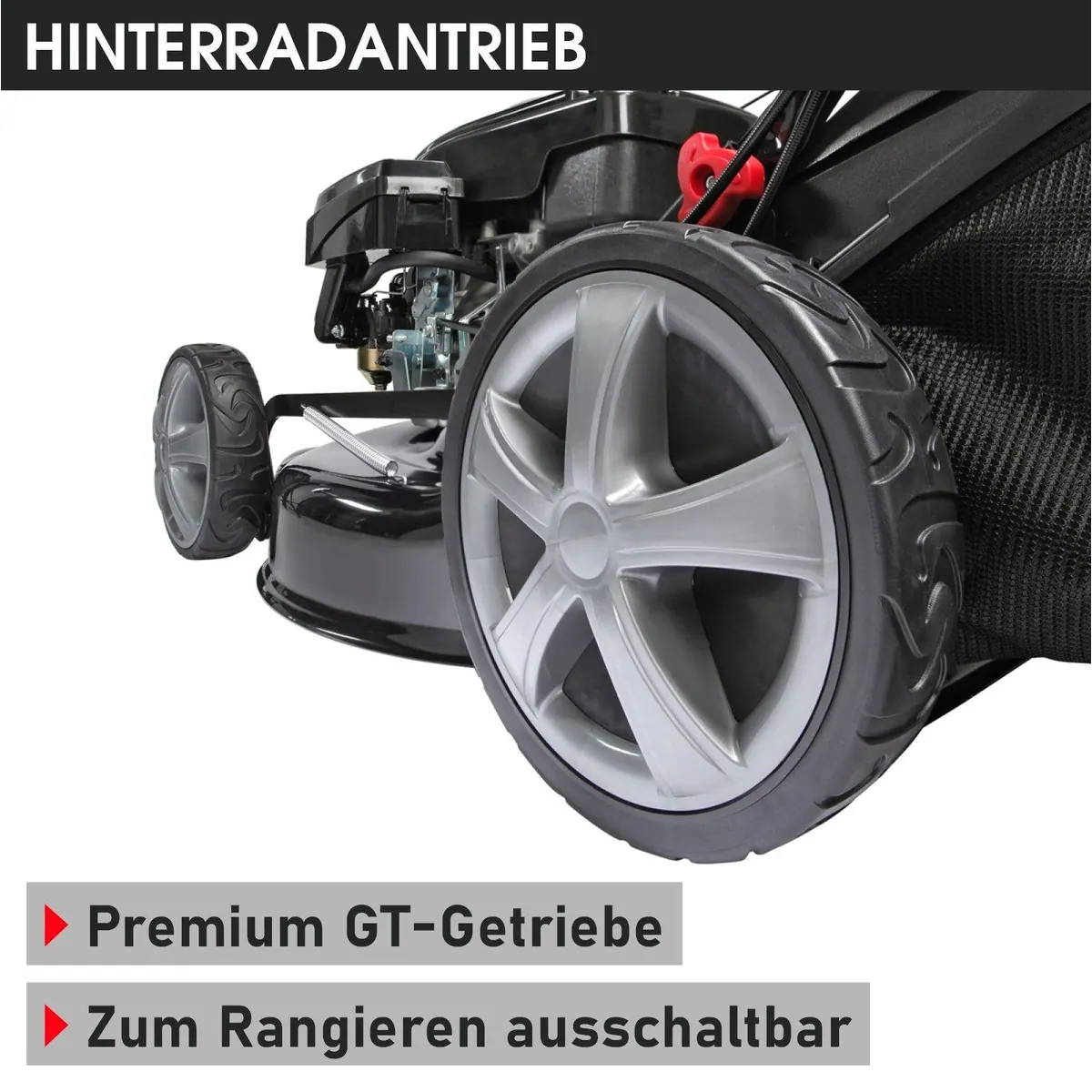 BRAST Benzinrasenmäher 19224, 5,2kW Motor, 48 cm Schnittbreite, TÜV geprüft 5