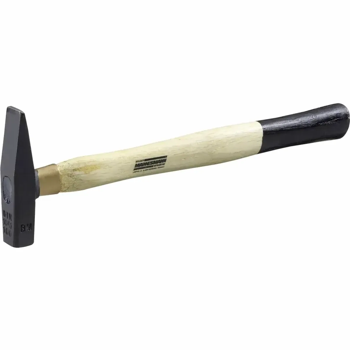 Brüder Mannesmann M76501 Schlosserhammer, 100 g, DIN 1041, TÜV/GS-geprüft
