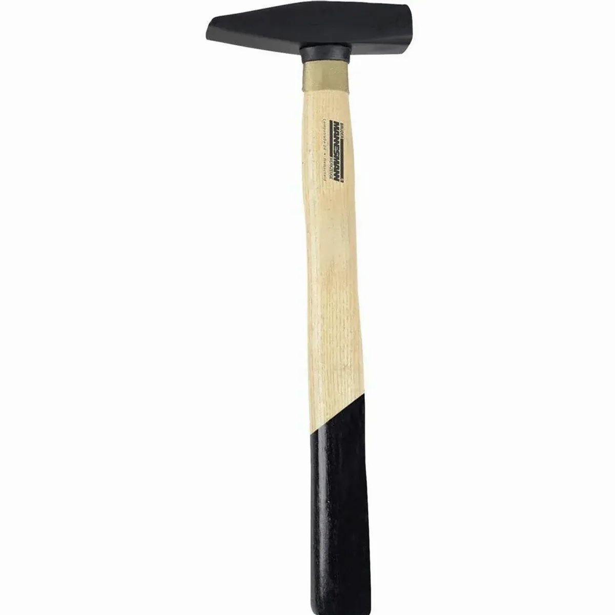 Brüder Mannesmann Schlosserhammer, 500 g, geschweifter Stiel, farblich abgesetzt