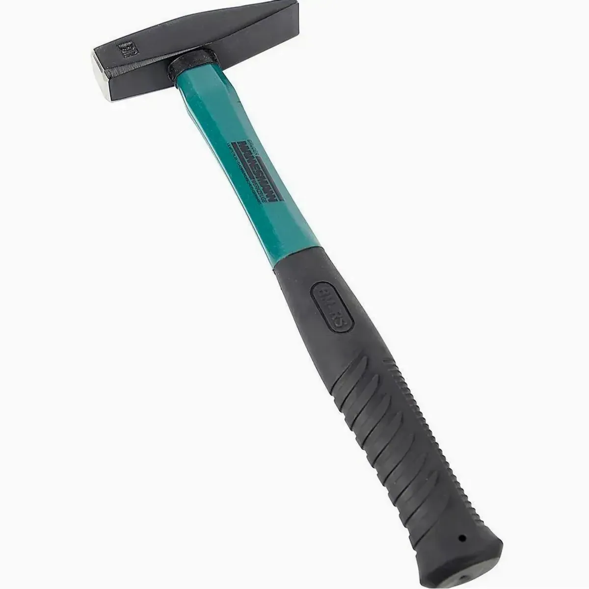 Brüder Mannesmann M76513 Schlosserhammer, 300 g Kopfgewicht, Fiberglasstiel, rutschfester Griff