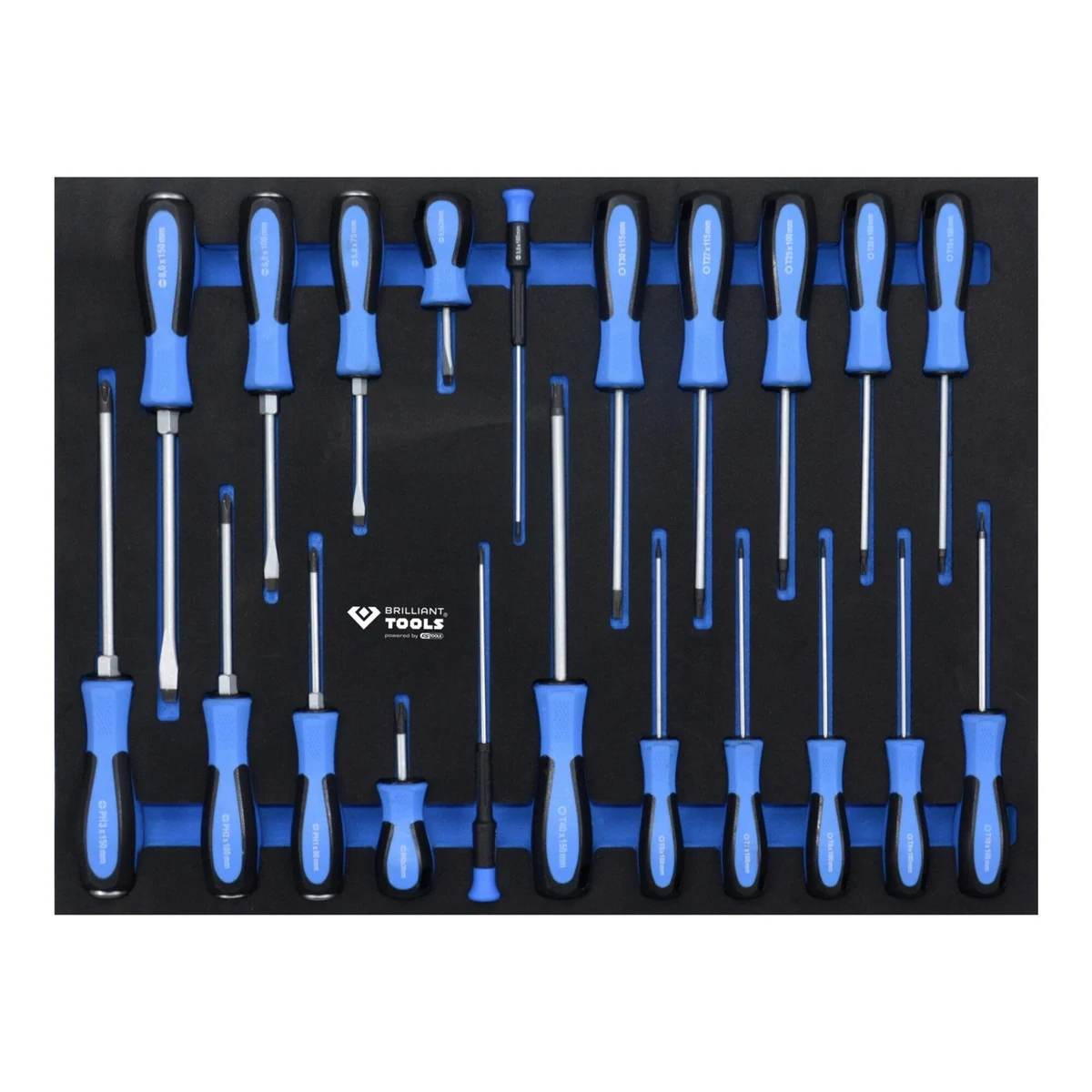 Brilliant Tools Werkstattwagen BT153473, 7 Schubladen, 473 Werkzeuge, hohe Tragkraft 5