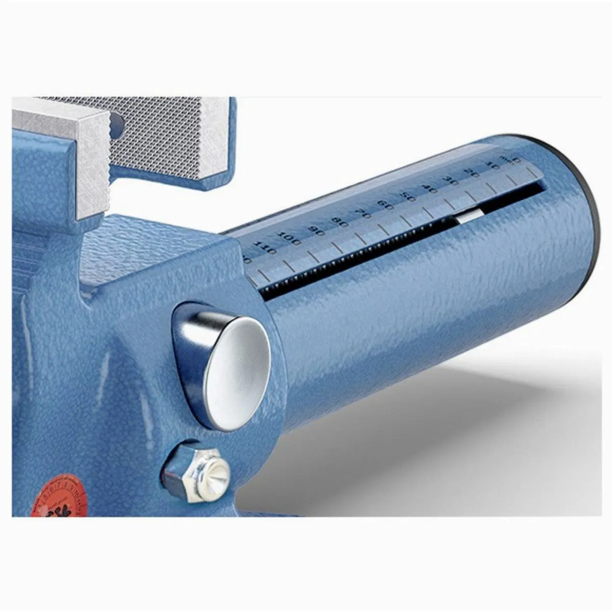 Brockhaus Heuer Compact ESD Schraubstock, kompakte Bauform, Erdungsanschluss, Wechselbacken 2