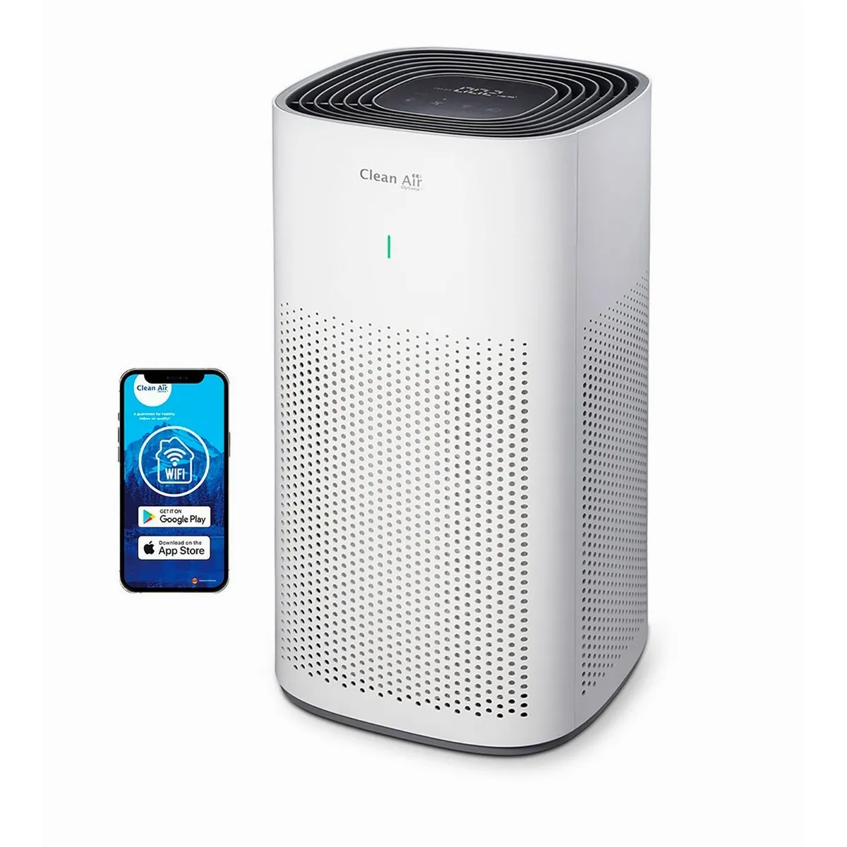 Clean Air Optima CA-507 Smart, HEPA-Ionisator für 70 m² Räume, intelligenter Partikelsensor