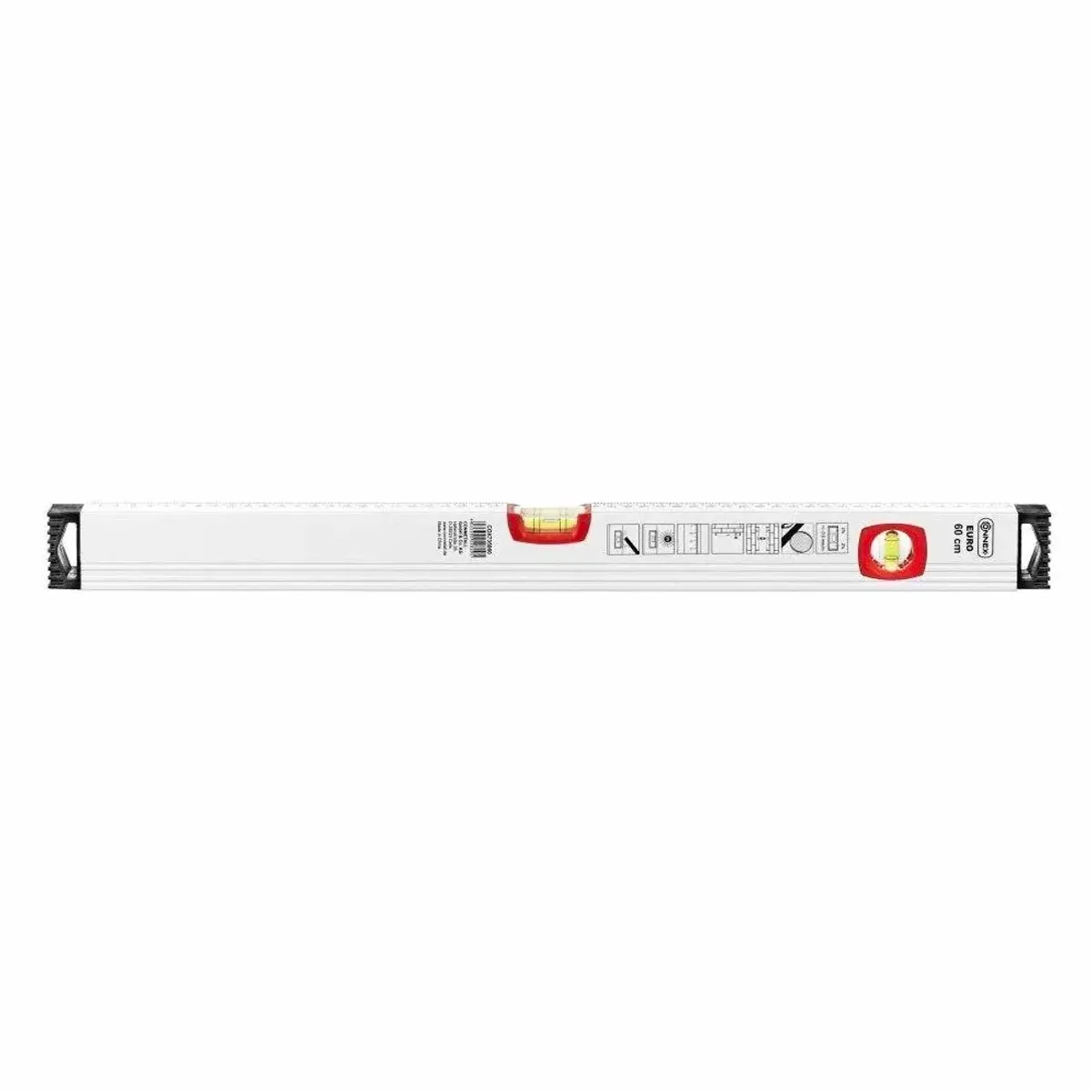Connex Wasserwaage 60 cm, präzise Messung, pulverbeschichtete Oberfläche