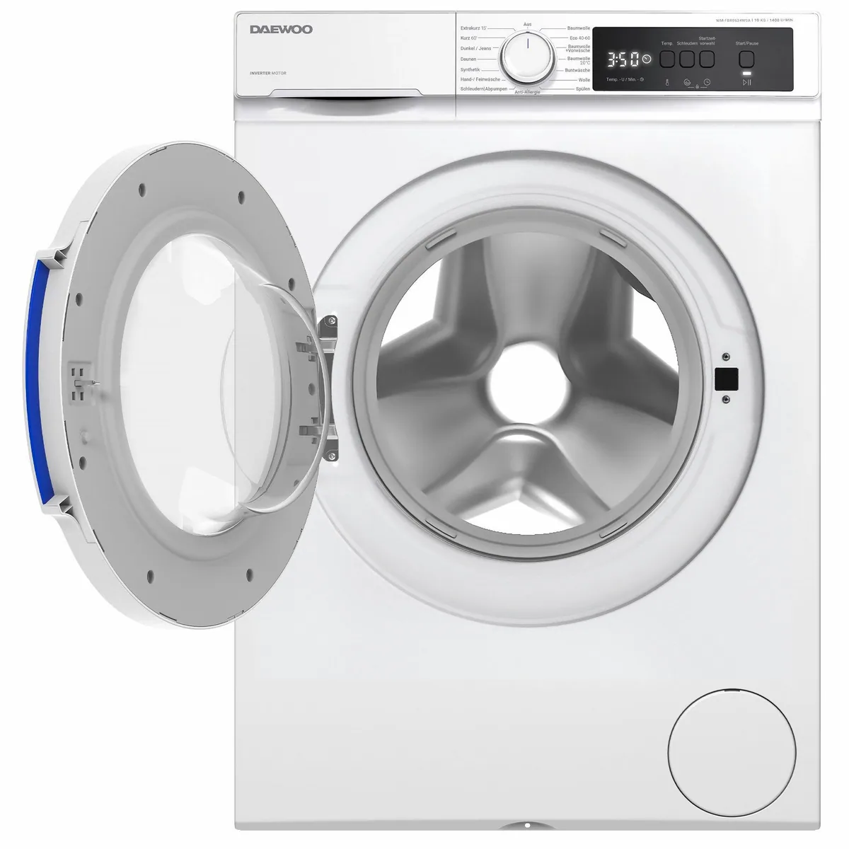 Daewoo WM FBR0634W0A-DE Waschmaschine, 10 kg, 1400 U/min, Kindersicherung 4