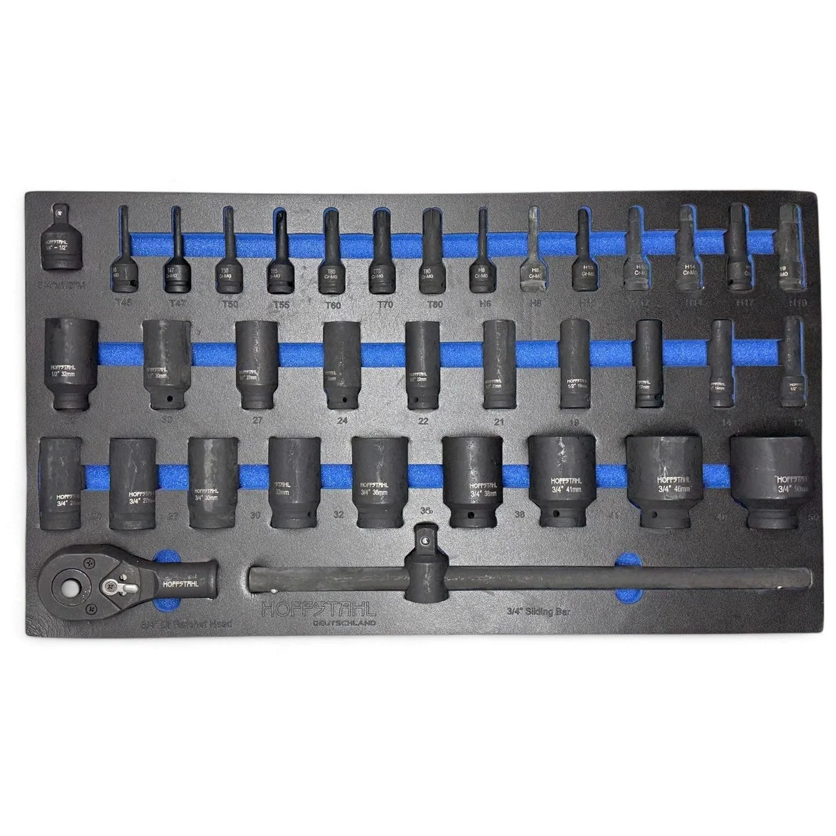 Daewoo Power Products Werkzeugwagen HoffStahl XXXL Jumbo, 387-teiliges Werkzeugset, stabil und vielseitig 5