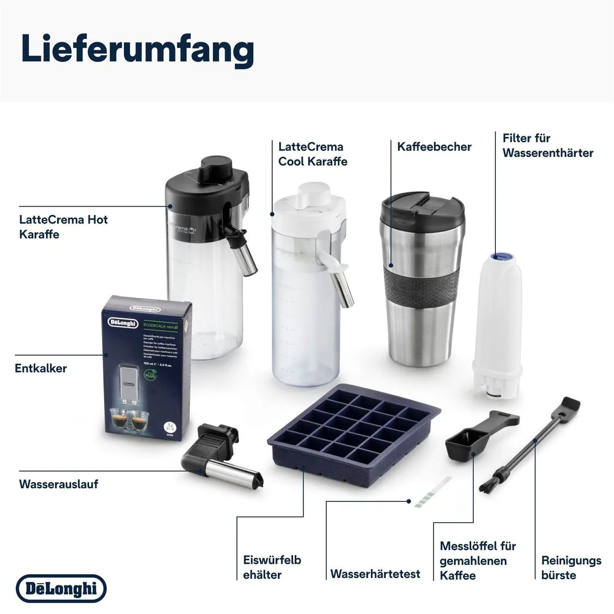 De'Longhi Eletta Explore Cold Brew ECAM450.86.T, Vielseitigkeit, 2 Karaffen, Cold Extraction Technology 2