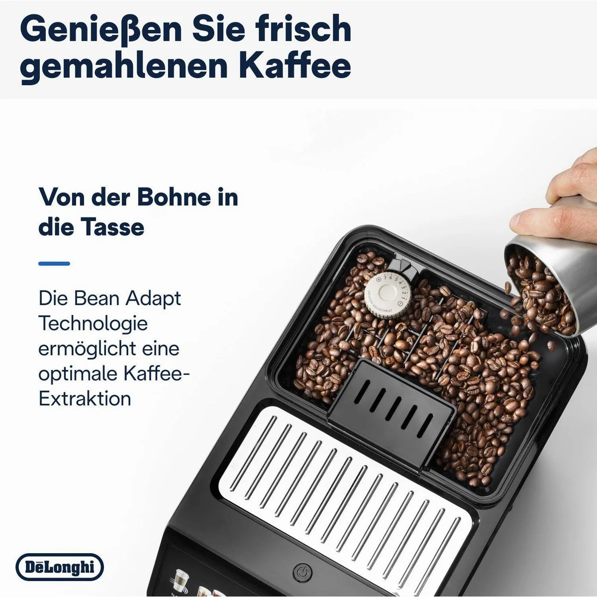 De'Longhi Eletta Explore Cold Brew ECAM450.86.T, Vielseitigkeit, 2 Karaffen, Cold Extraction Technology 4