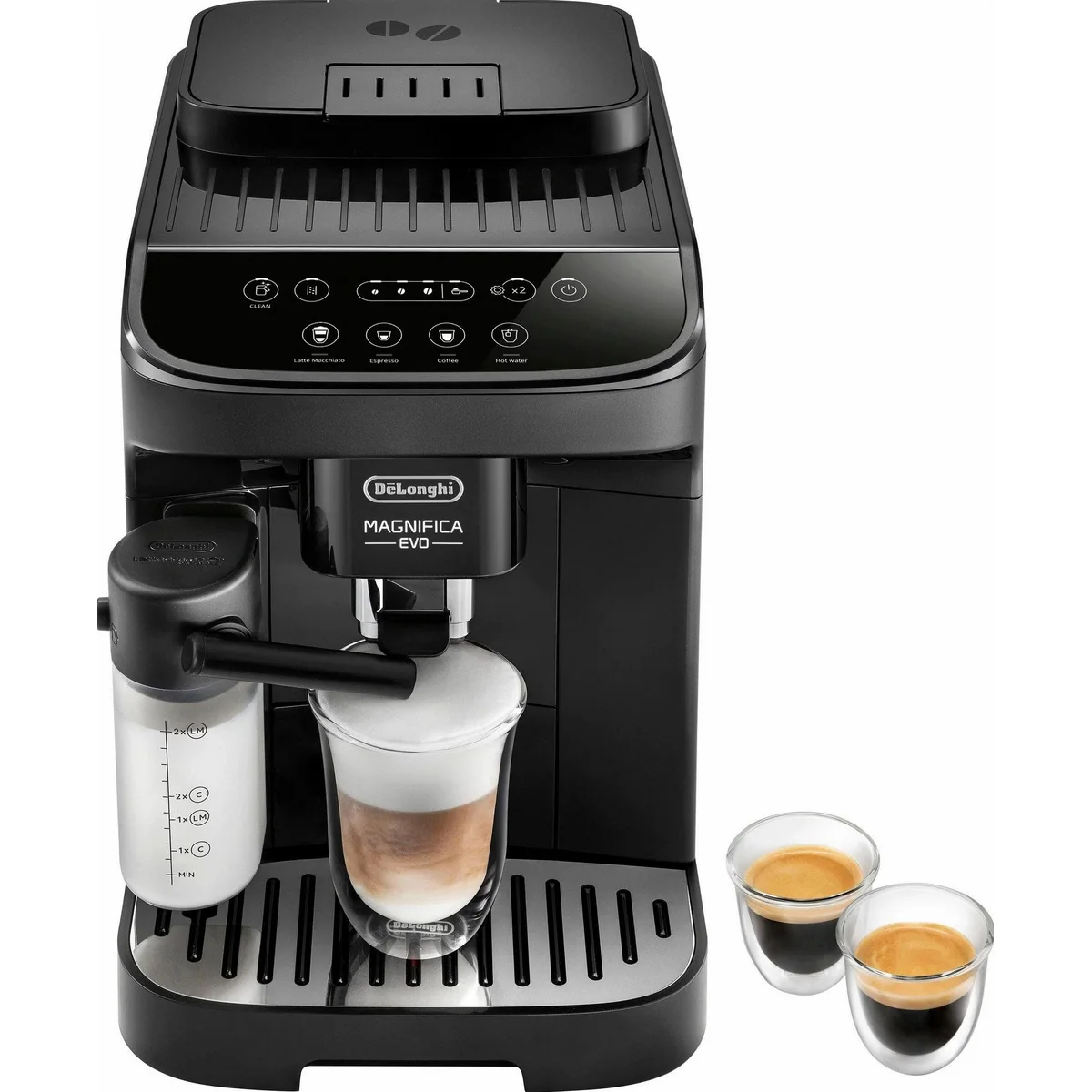 De'Longhi Magnifica Evo ECAM290.51.B, vielseitige Kaffeezubereitung — Espresso, Latte Macchiato, individuelle Einstellungen