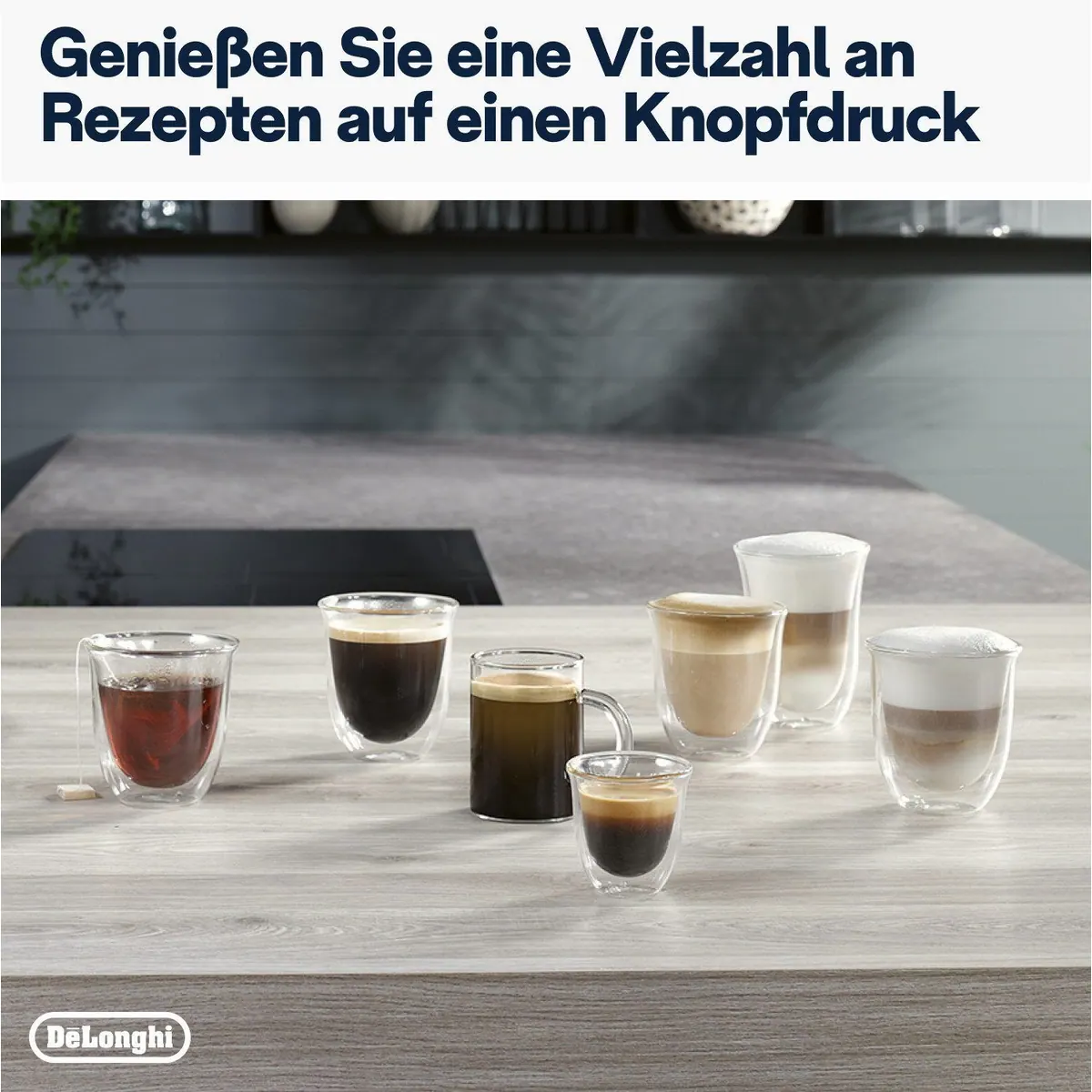 De'Longhi Magnifica Evo Next ECAM310.60.GB, Benutzerprofile, LatteCrema Milchsystem, TFT-Display 5