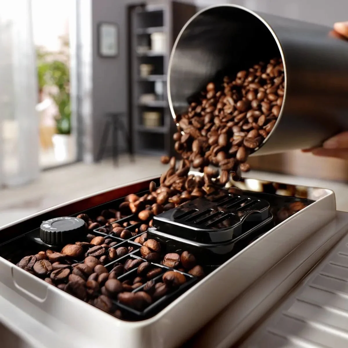 De'Longhi Magnifica Start Pop ECAM220.50.BG, 5 Rezepte, intuitives Touch-Bedienfeld, Milchschaumdüse 5
