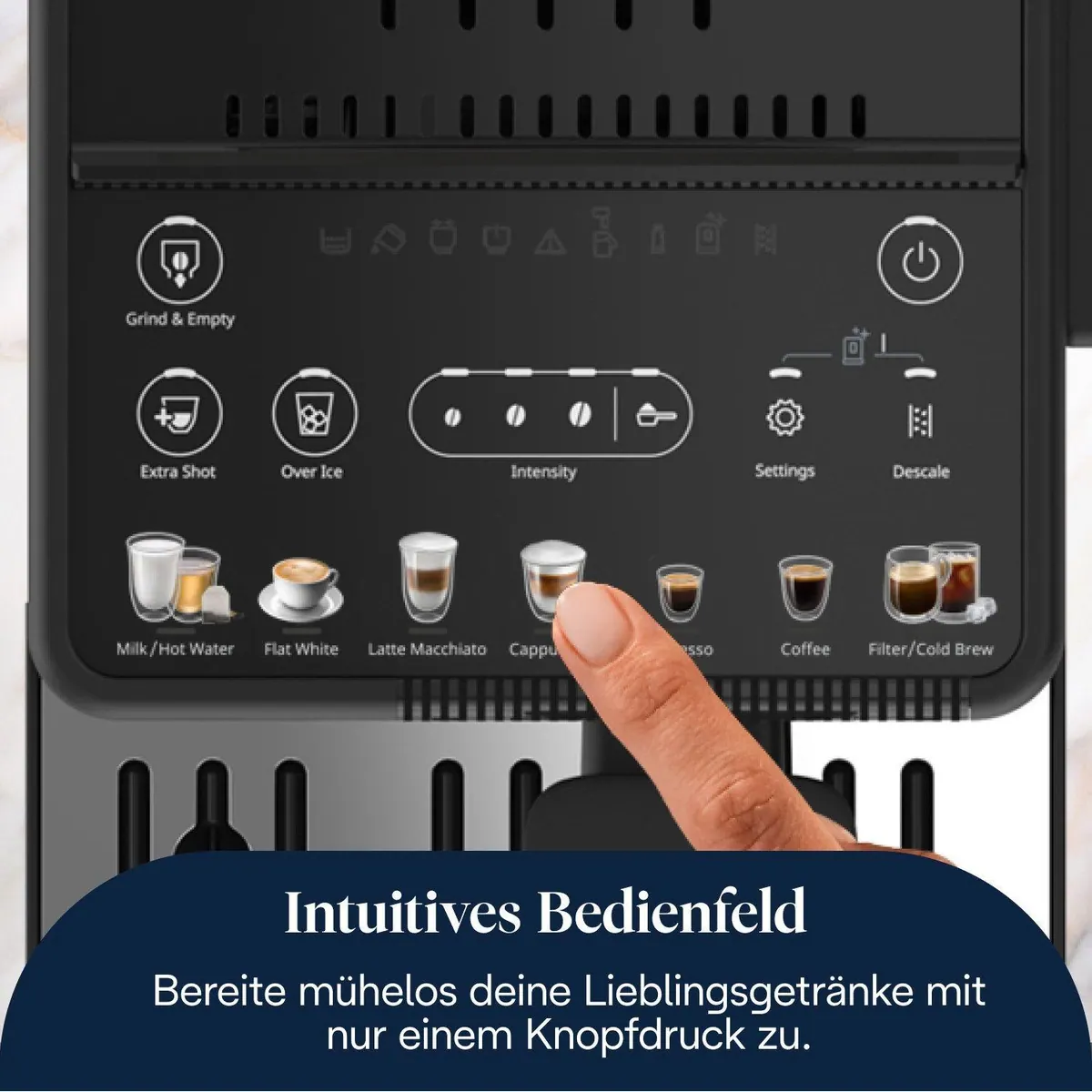 De'Longhi Rivelia Start EXAM420.55.BXL, 10 Rezepte & Cold Brew-Funktion 3