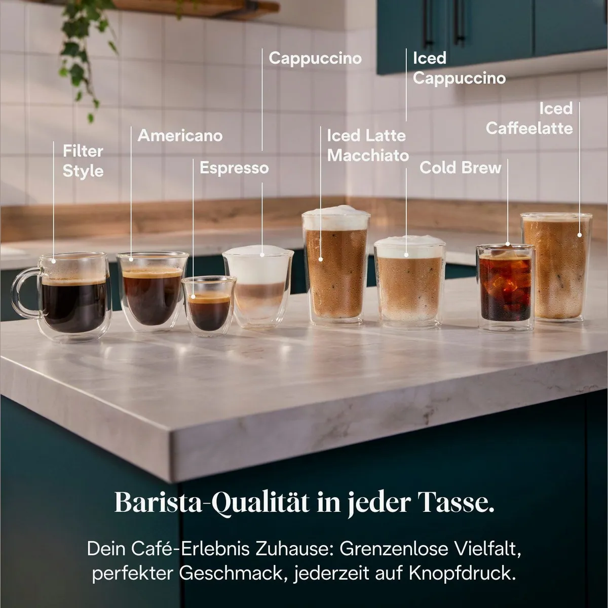 De'Longhi MAGNIFICA DUO ECAM330.80.BXB, 20 Rezepte, Cold Brew Funktion, 2 Milchkaraffen 3