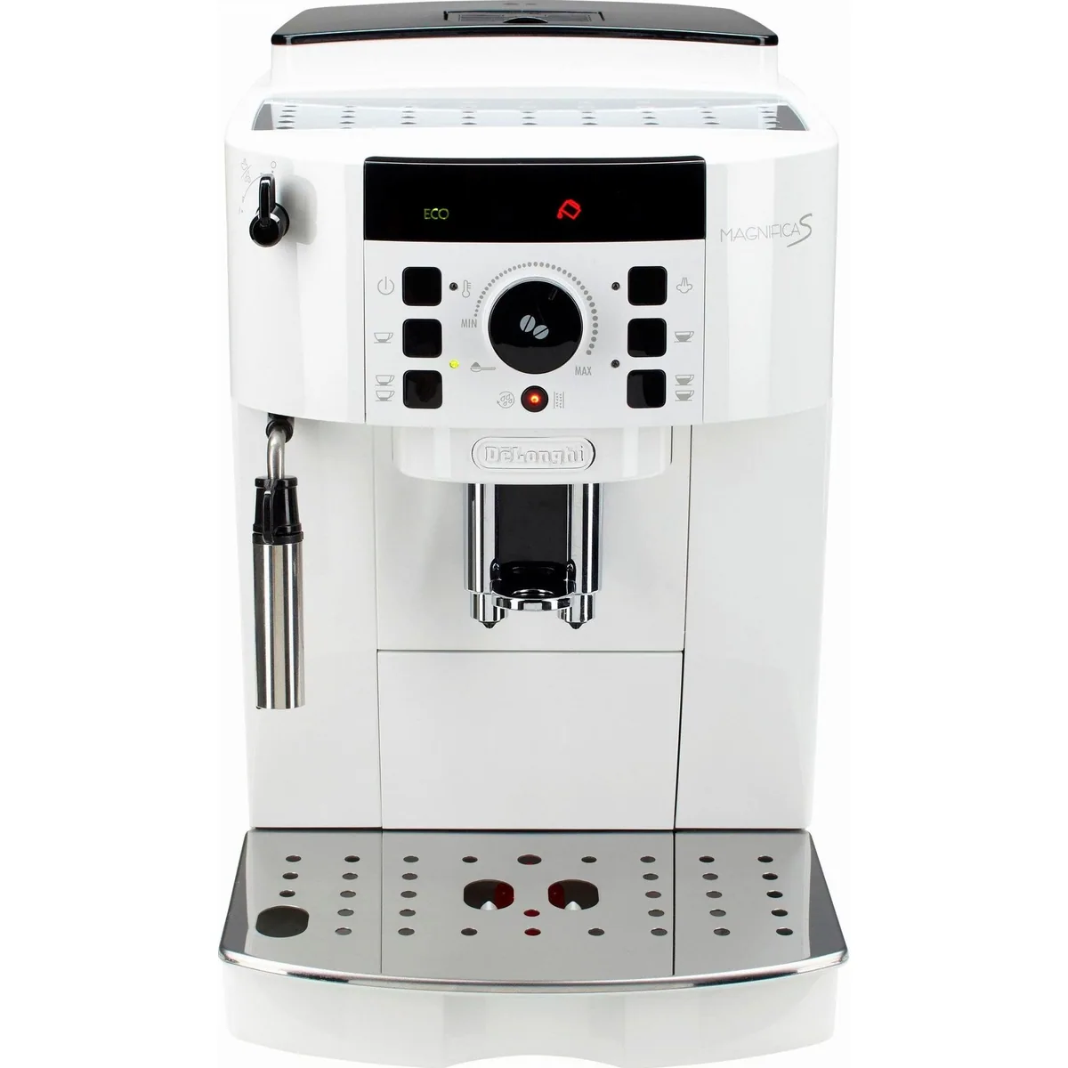 De'Longhi Magnifica S ECAM21.118.W, kompakter Kaffeevollautomat — Milchaufschäumdüse, automatische Reinigung, 13-stufiges Kegelmahlwerk 3