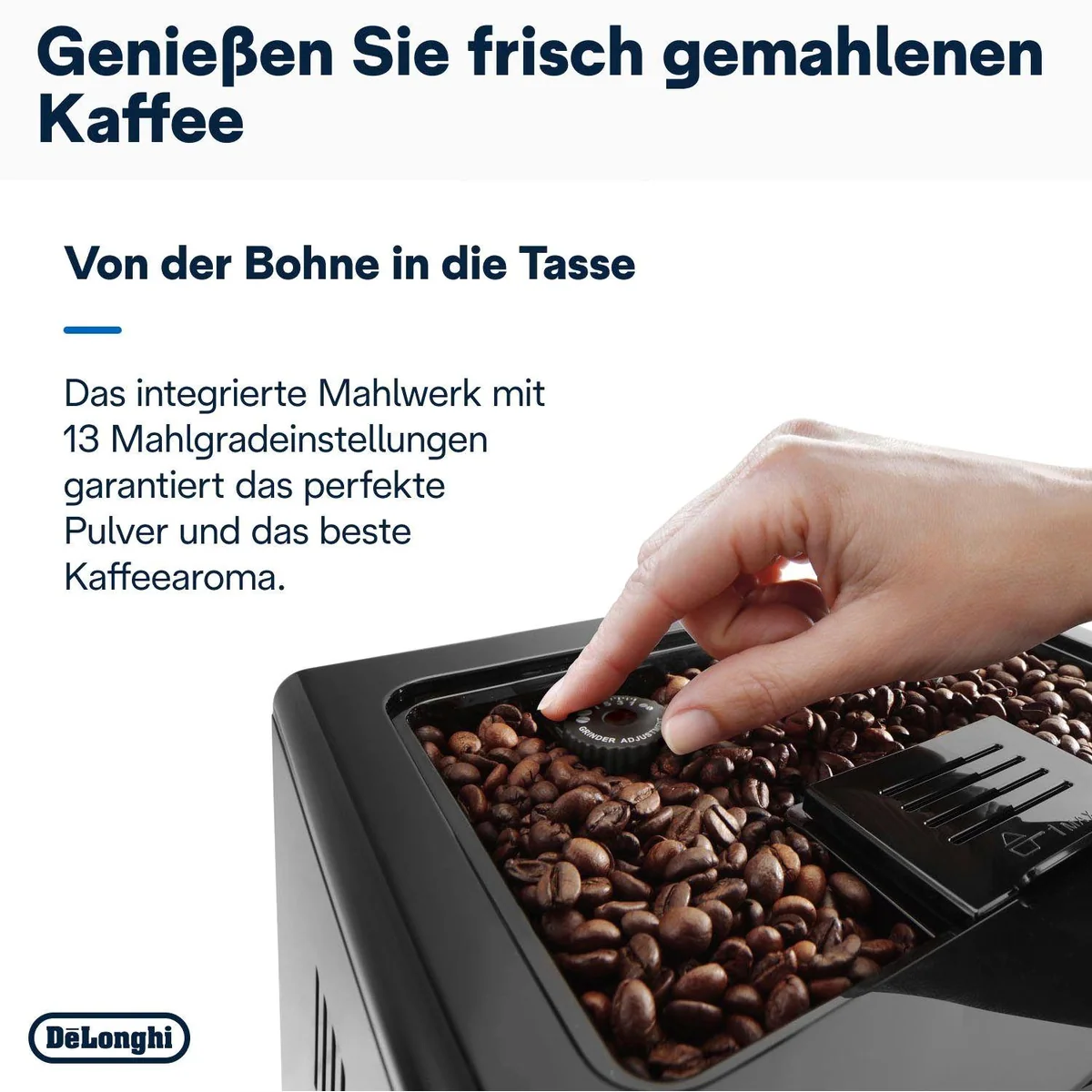 De'Longhi Eletta Evo ECAM46.860.B, vielseitige Kaffeezubereitung — Kaffeestärken, integriertes Mahlwerk, einfache Pflege 3