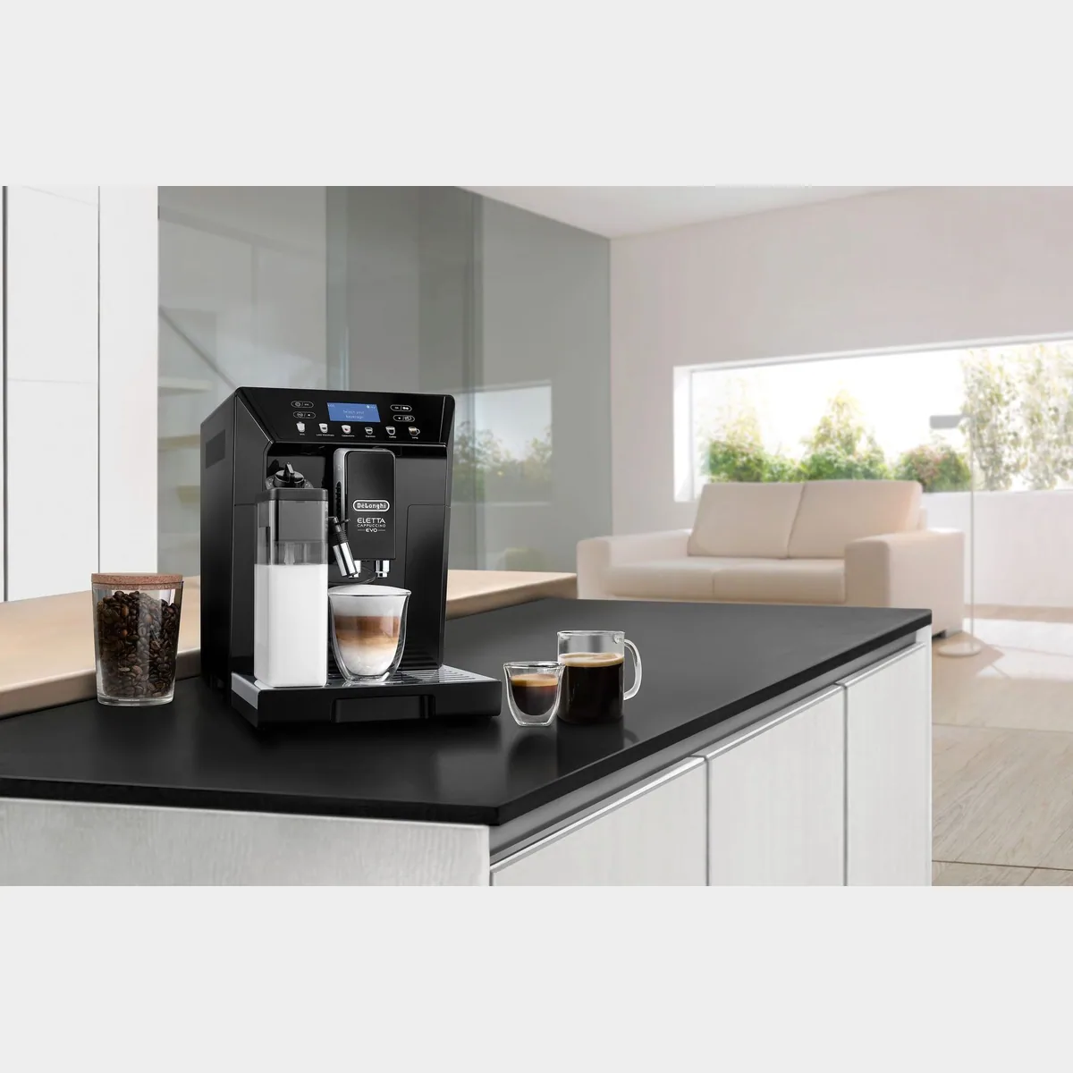 De'Longhi Eletta Evo ECAM46.860.B, vielseitige Kaffeezubereitung — Kaffeestärken, integriertes Mahlwerk, einfache Pflege 5