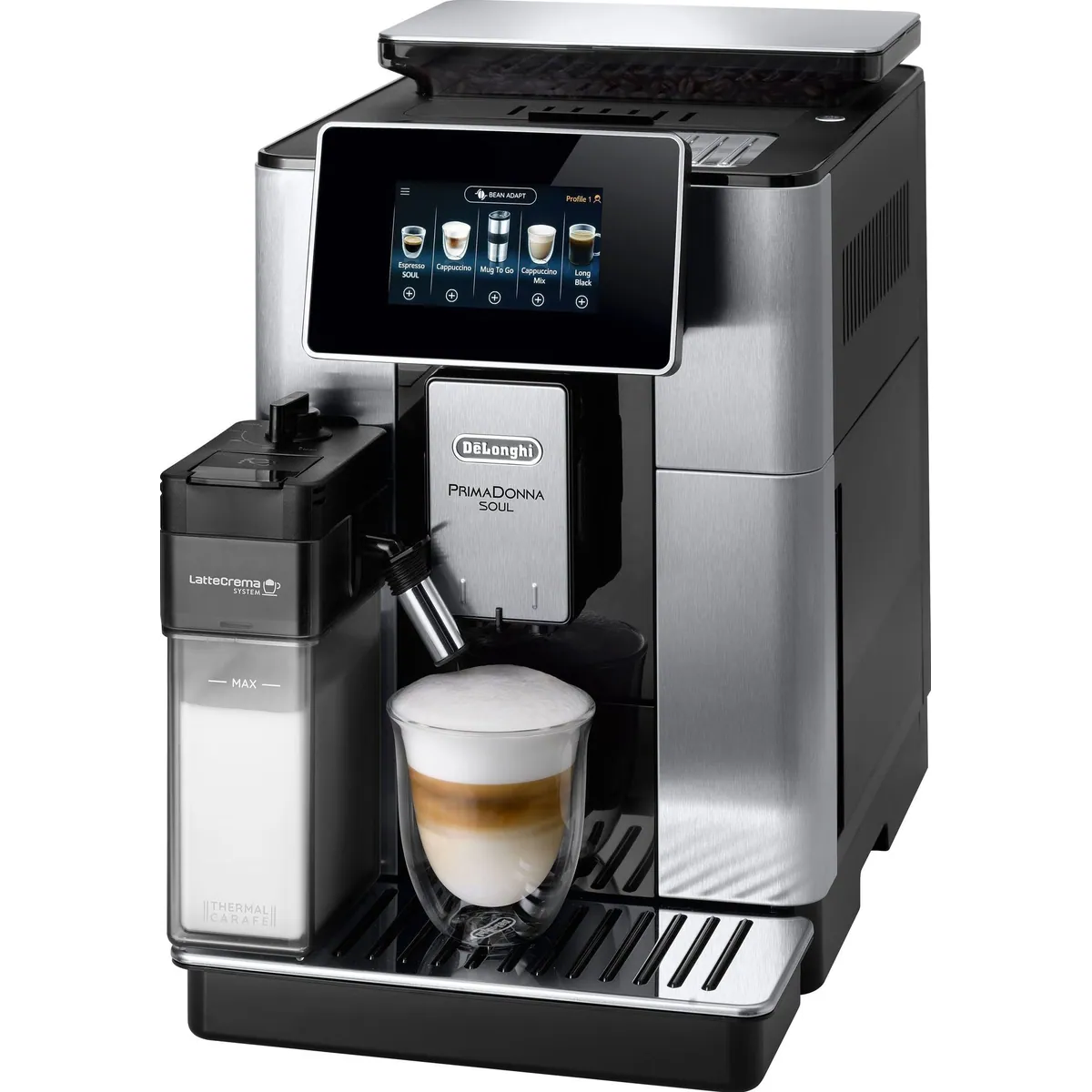 De'Longhi PrimaDonna Soul ECAM610.75.MB, Vielseitige Kaffeezubereitung, Benutzerprofile, Pflegeleicht 2