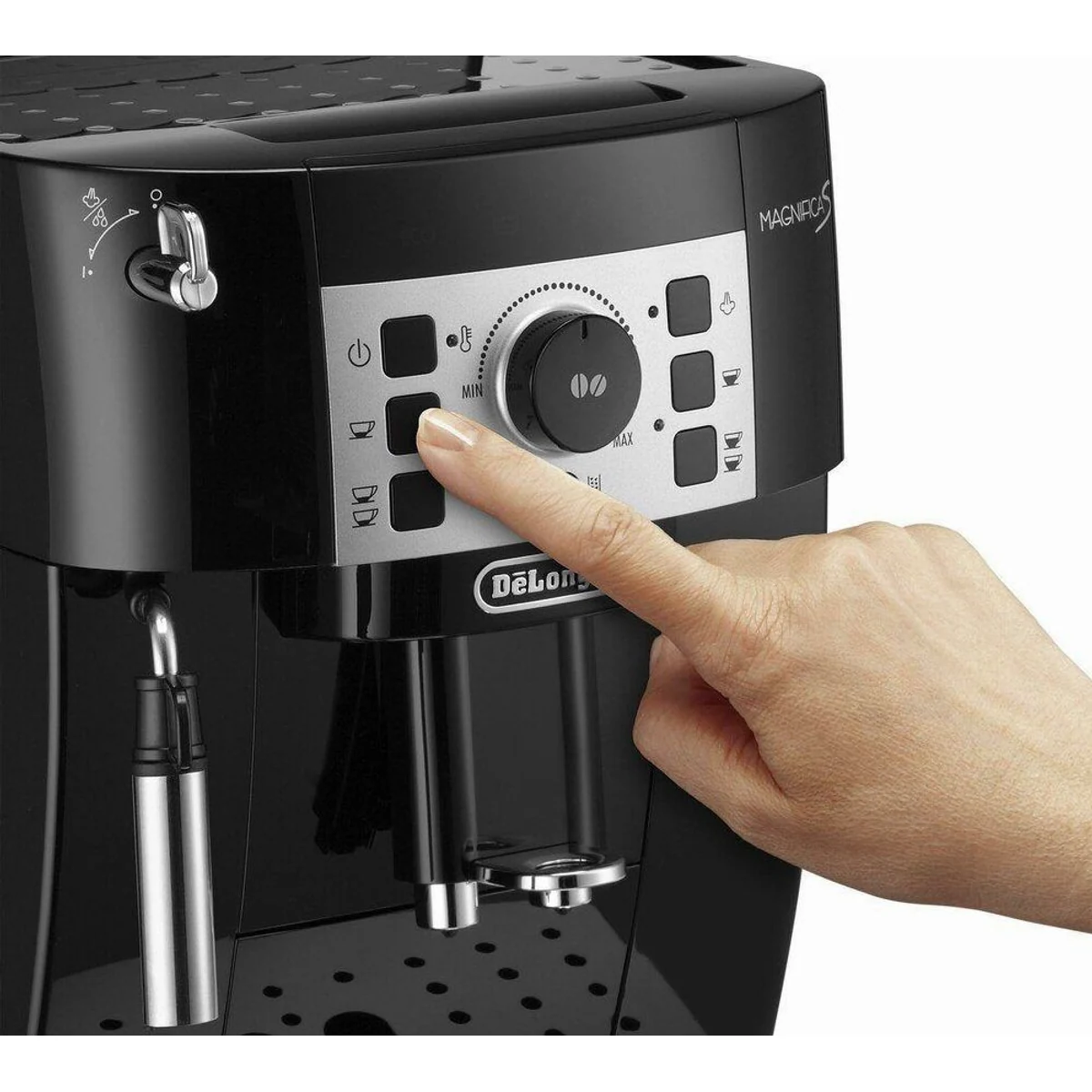 De'Longhi ECAM 20.116.B Kaffeevollautomat, manuelle Kaffeestärke, herausnehmbare Brühgruppe 3