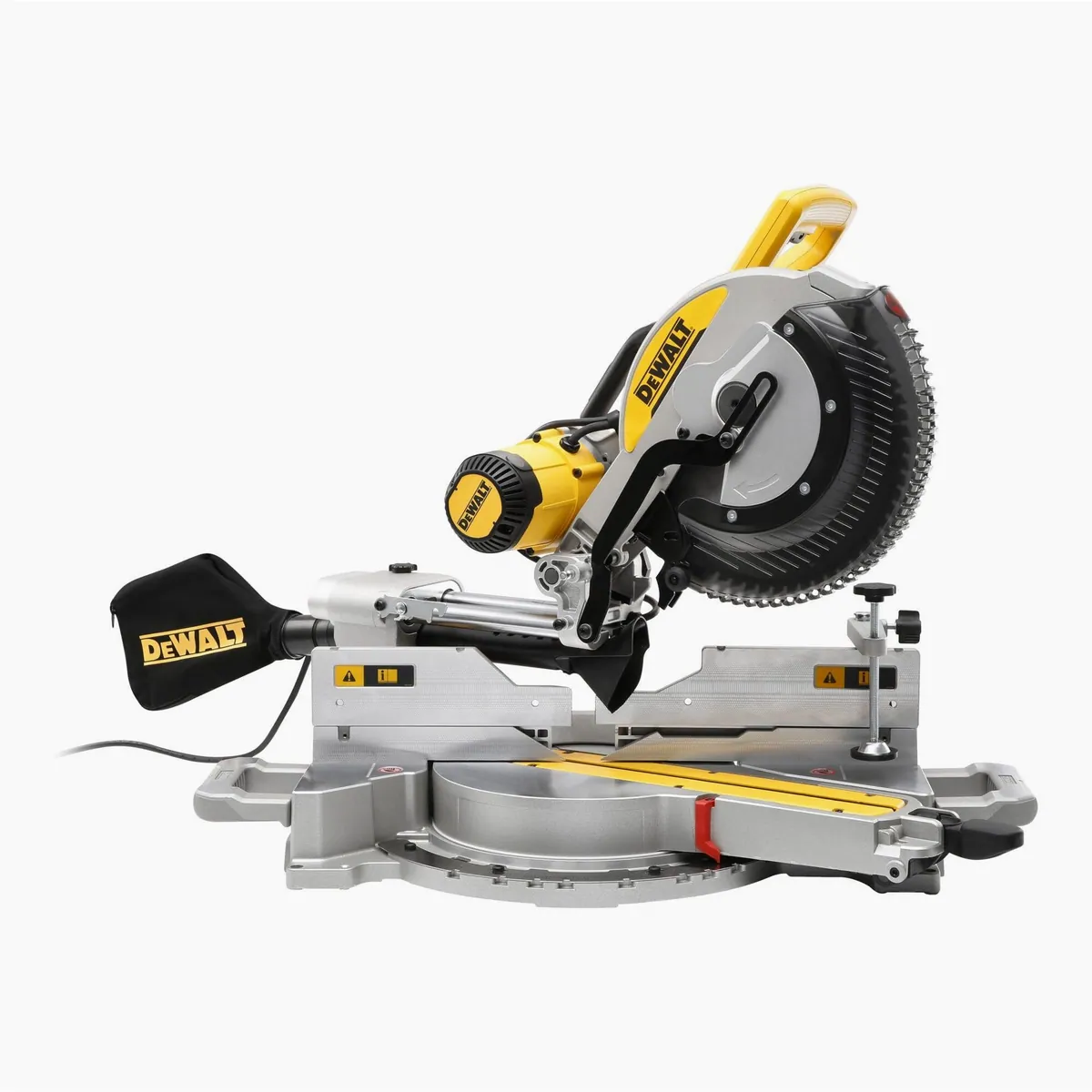 DeWalt DWS780-QS Paneelsäge, präzise Gehrungs- und Neigungseinstellungen 2