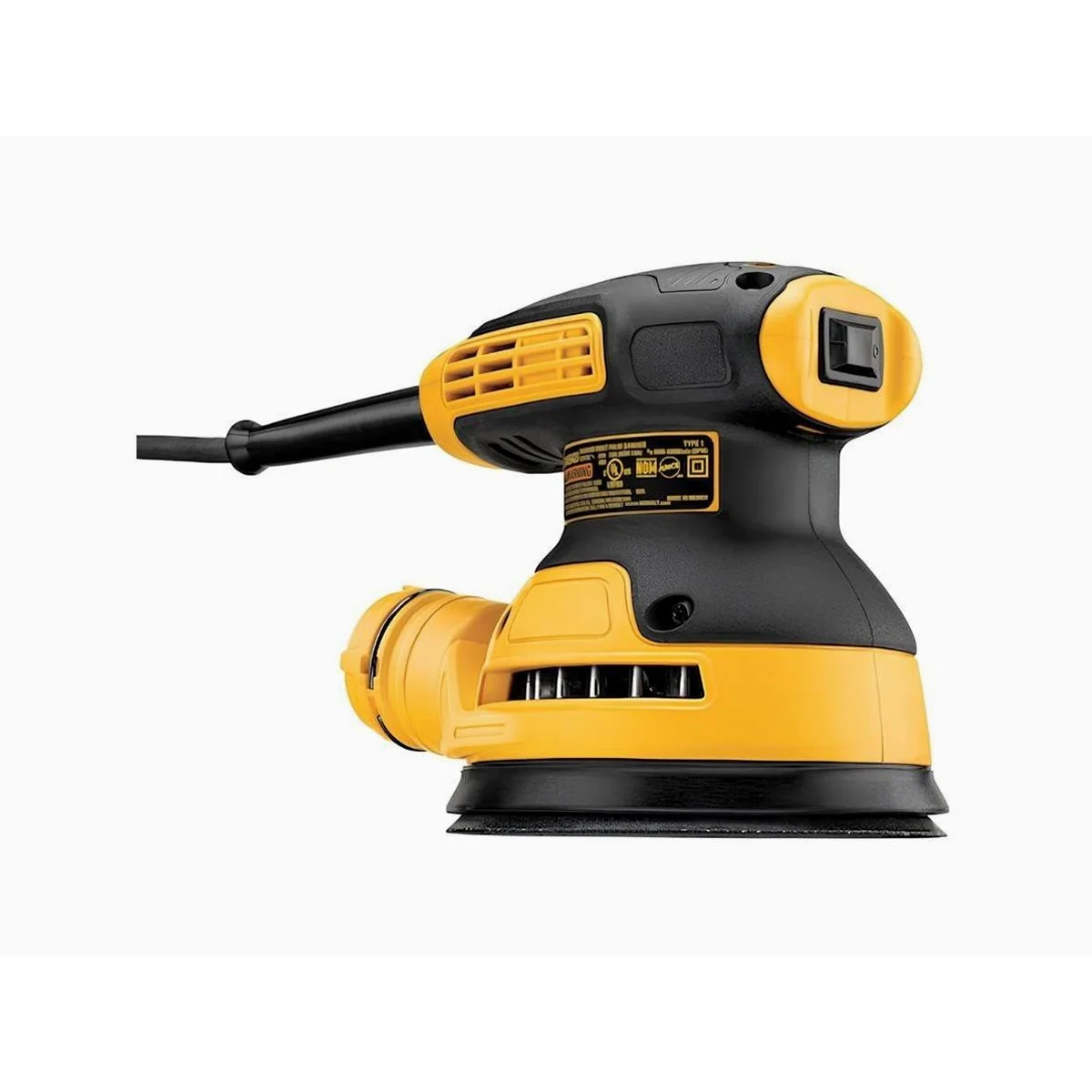 DeWalt Akku-Exzenterschleifer DWE6423, 280 Watt, 12000 U/min, inkl. Staubfangsack 5