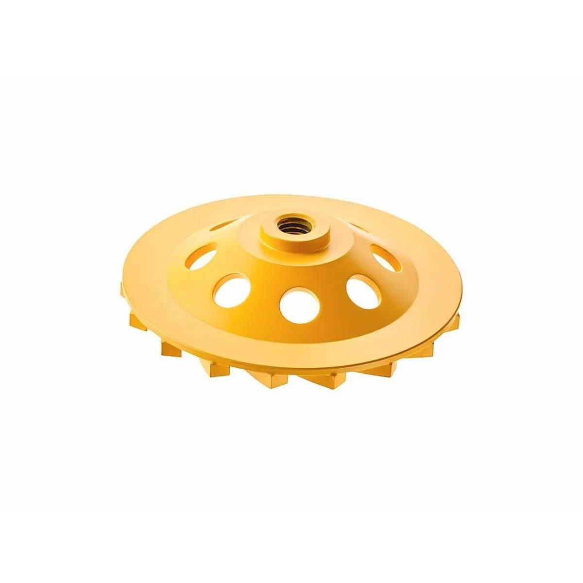 DeWalt DWE4257KT Winkelschleifer, 1500 W, 125 mm, inkl. Staubhaube & Diamant-Topfscheibe 4