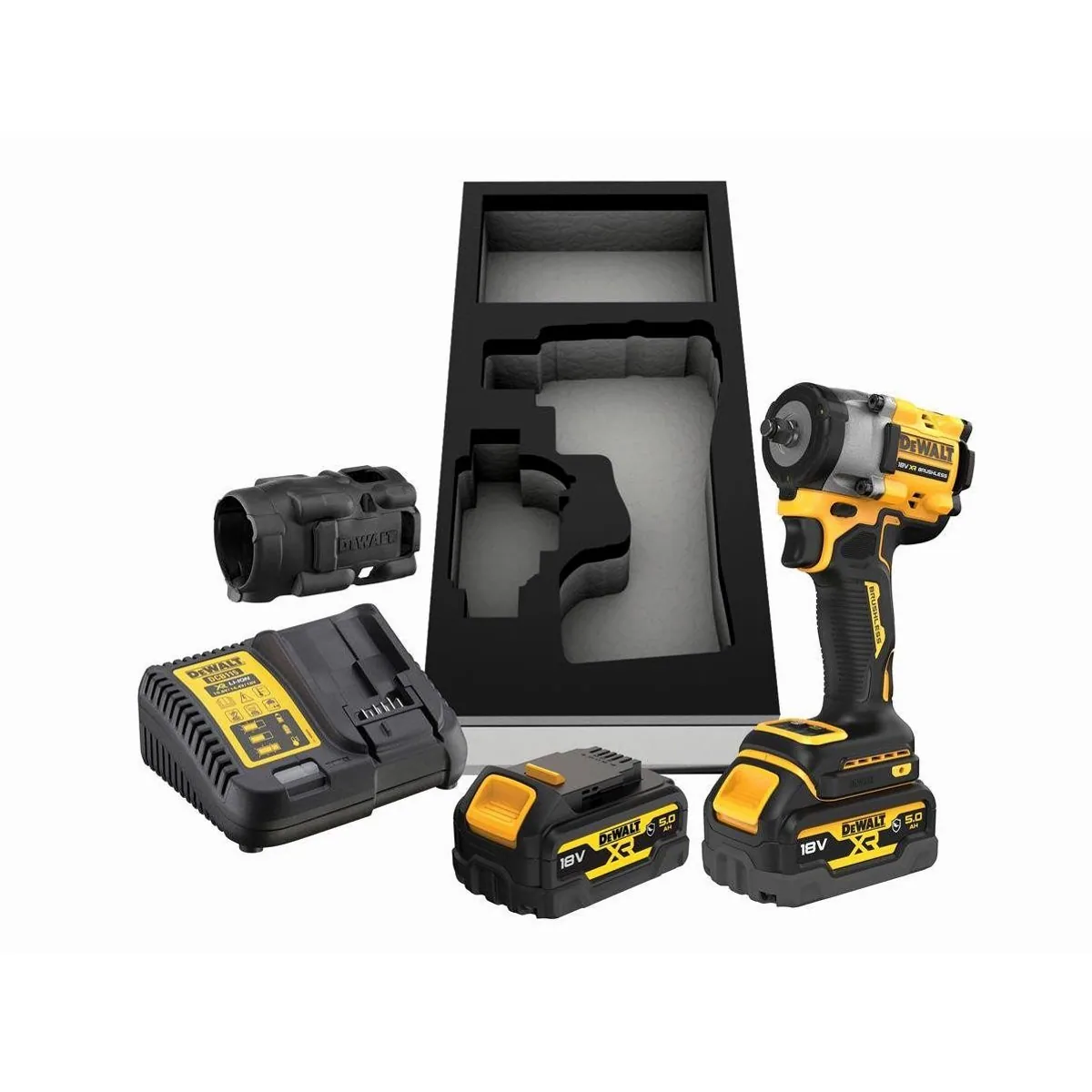 DeWalt DCF923P2G-QW Akku-Schlagschrauber, 360 Nm Anzugsmoment, 4-Stufen-Elektronik, 18V