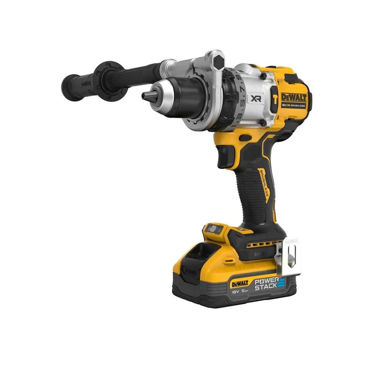 DeWalt Akku-Schlagbohrschrauber 18V / 5 Ah, hohe Leistung und lange Laufzeit, inkl. 2 Akkus und T STAK-Box