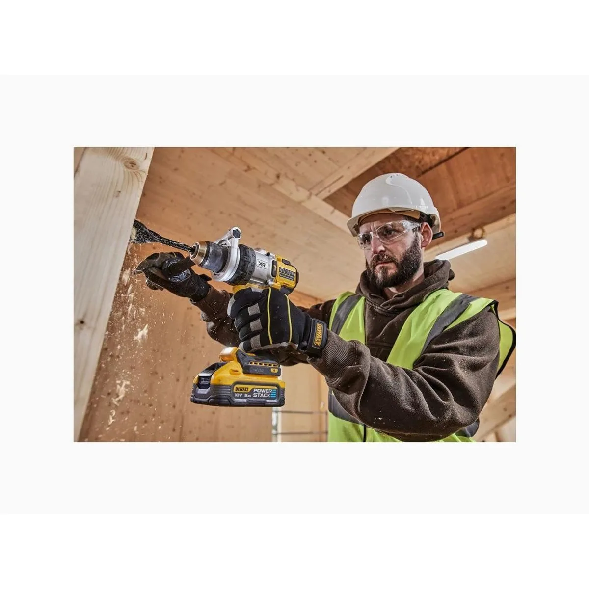 DeWalt Akku-Schlagbohrschrauber 18V / 5 Ah, hohe Leistung und lange Laufzeit, inkl. 2 Akkus und T STAK-Box 4