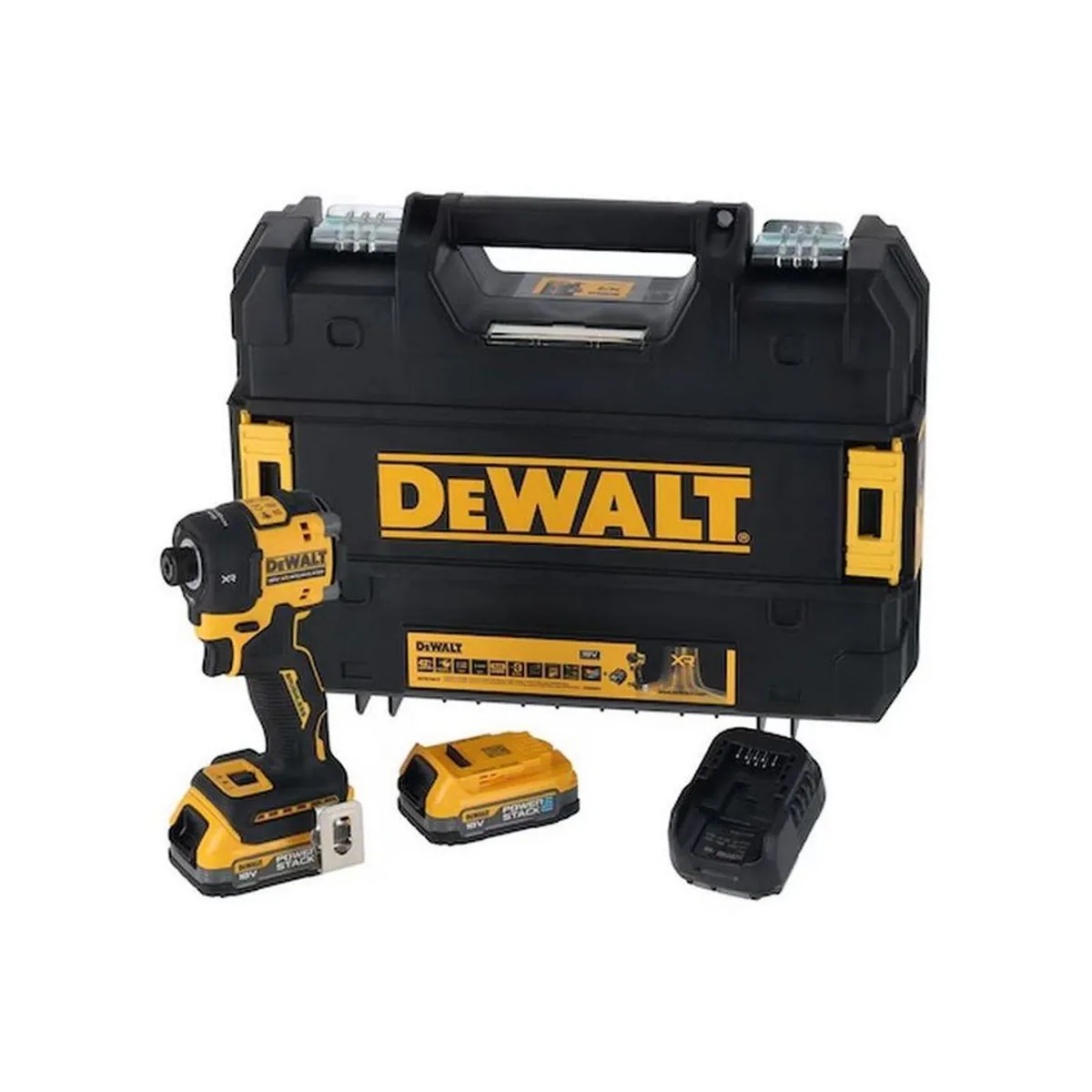 DeWalt Akku-Schlagschrauber DCF870E2T-QW, Hydraulikmotor, 56 Nm, 2 Akkus & TSTAK-Koffer