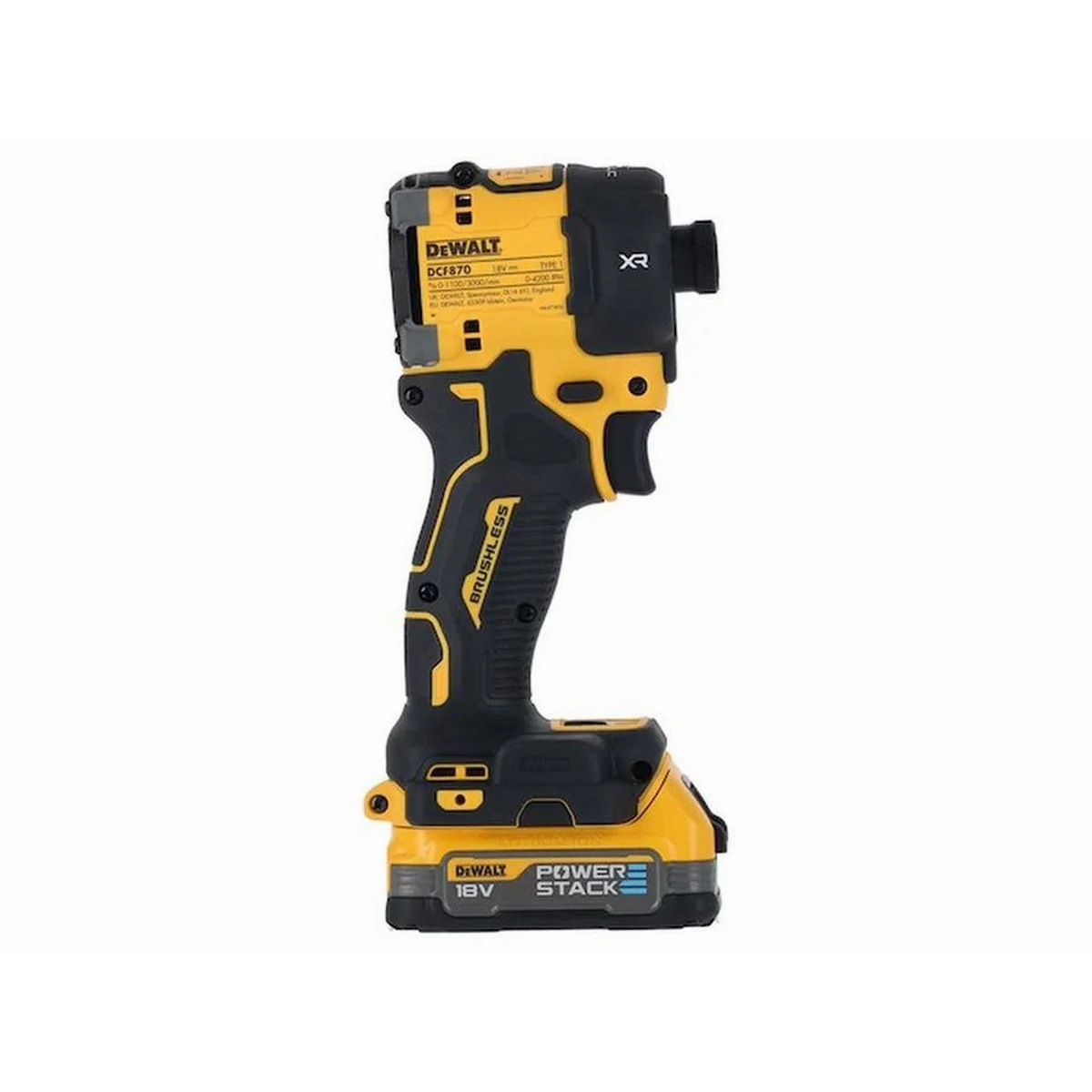 DeWalt Akku-Schlagschrauber DCF870E2T-QW, Hydraulikmotor, 56 Nm, 2 Akkus & TSTAK-Koffer 5